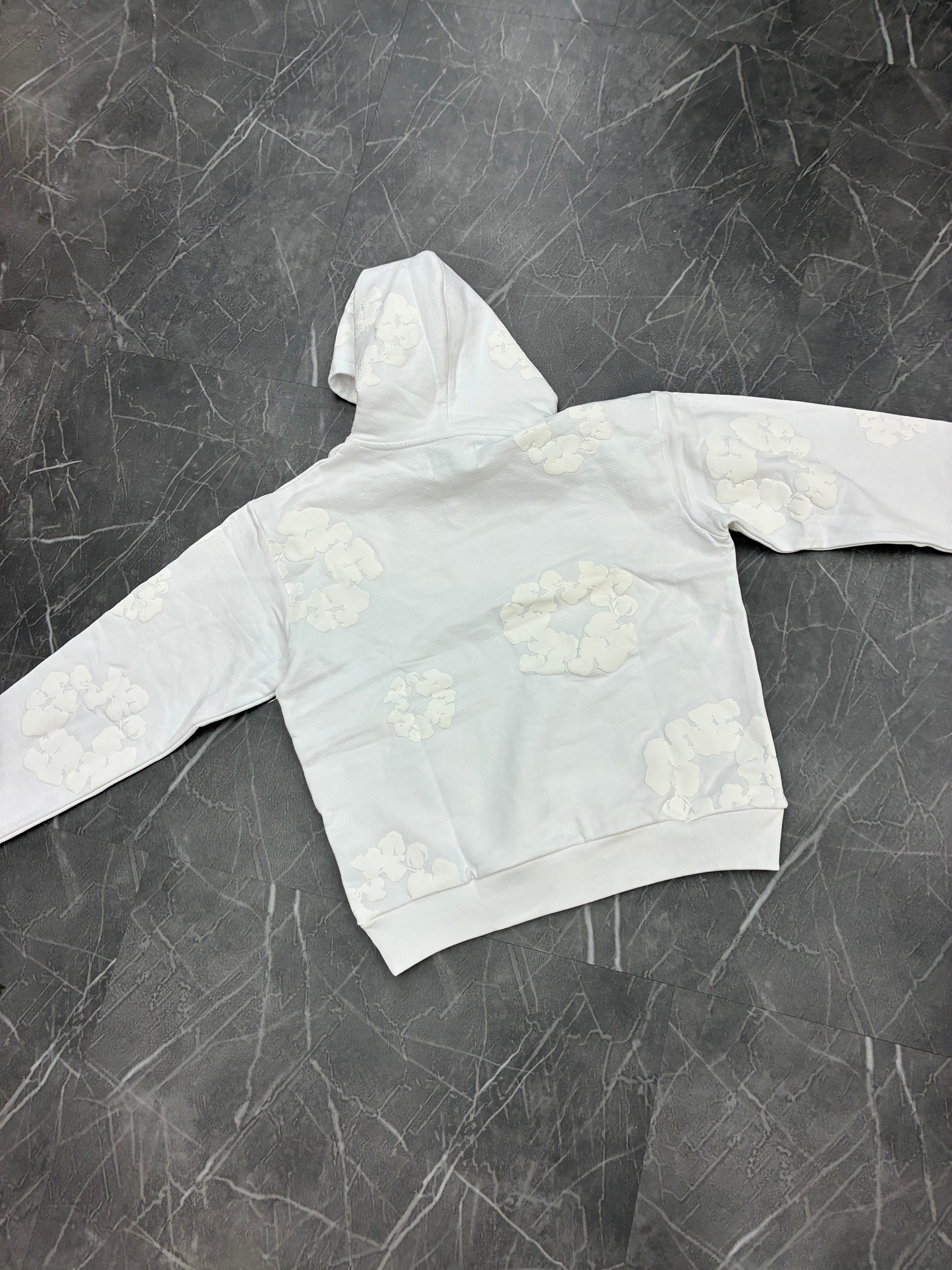 Denim Tears Cotton Wreath Hoodie “White”