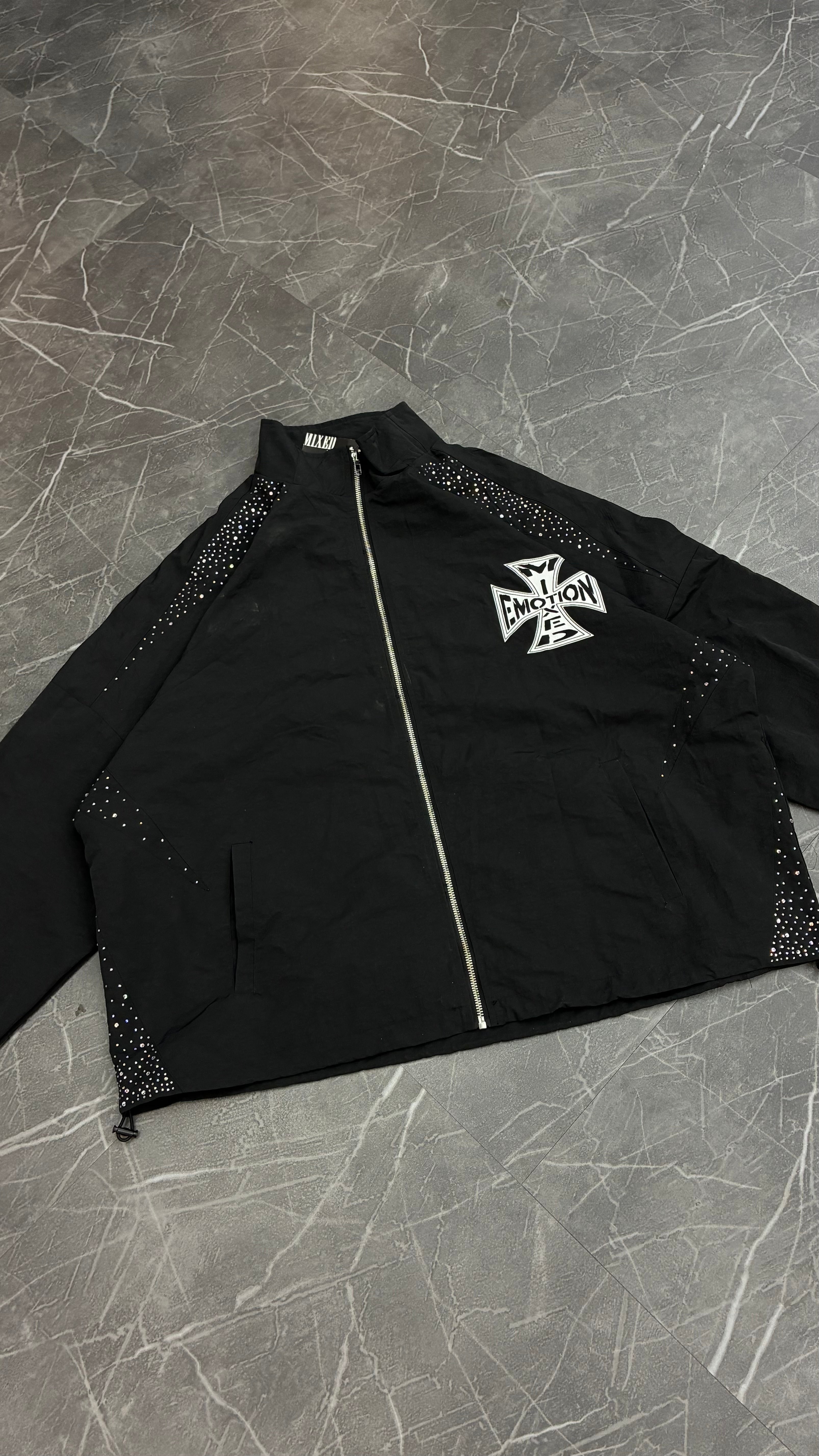 Mixed Emotions Classic Nylon Jacket “Black”