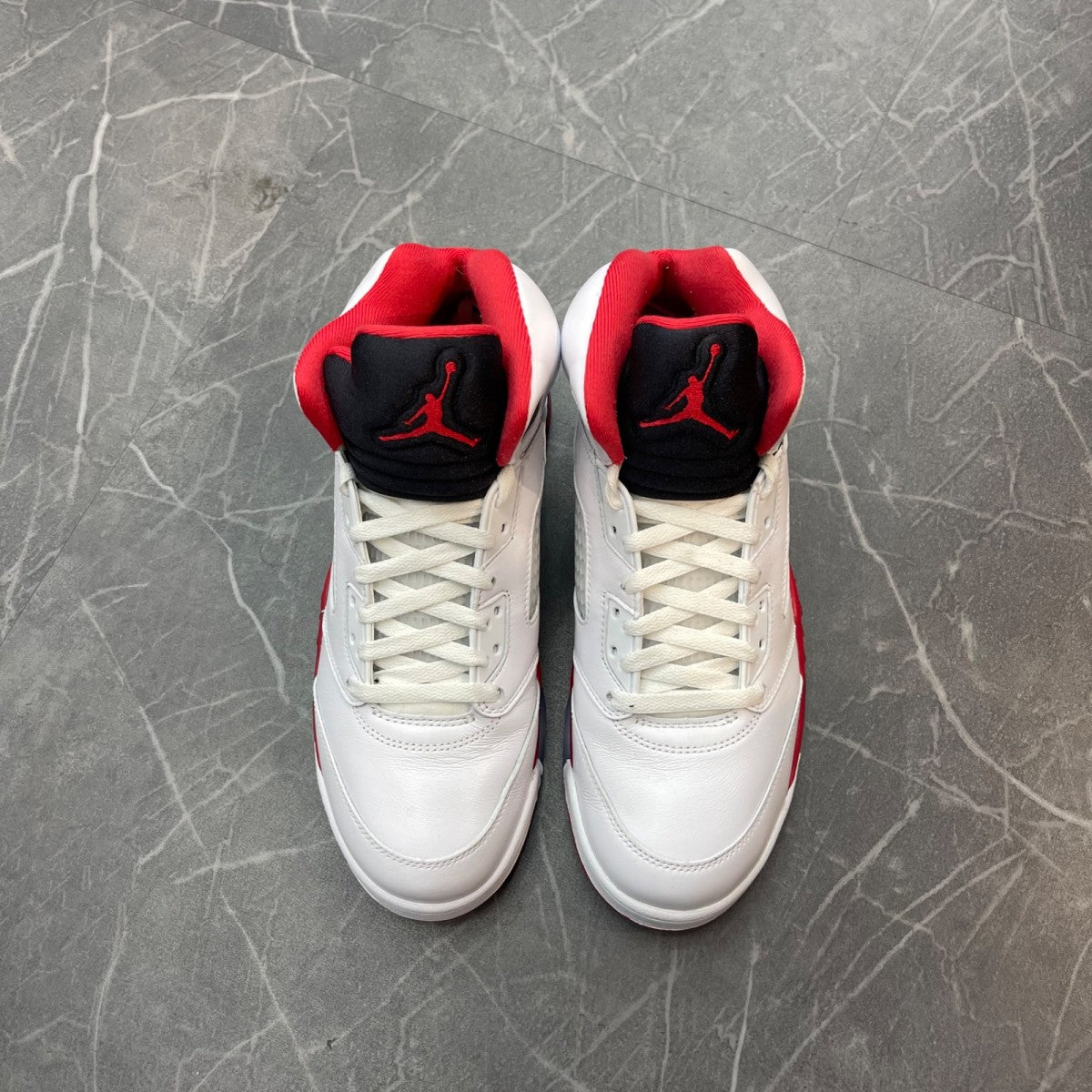 Jordan 5 Retro Fire Red Black Tongue (2025) - Image 3