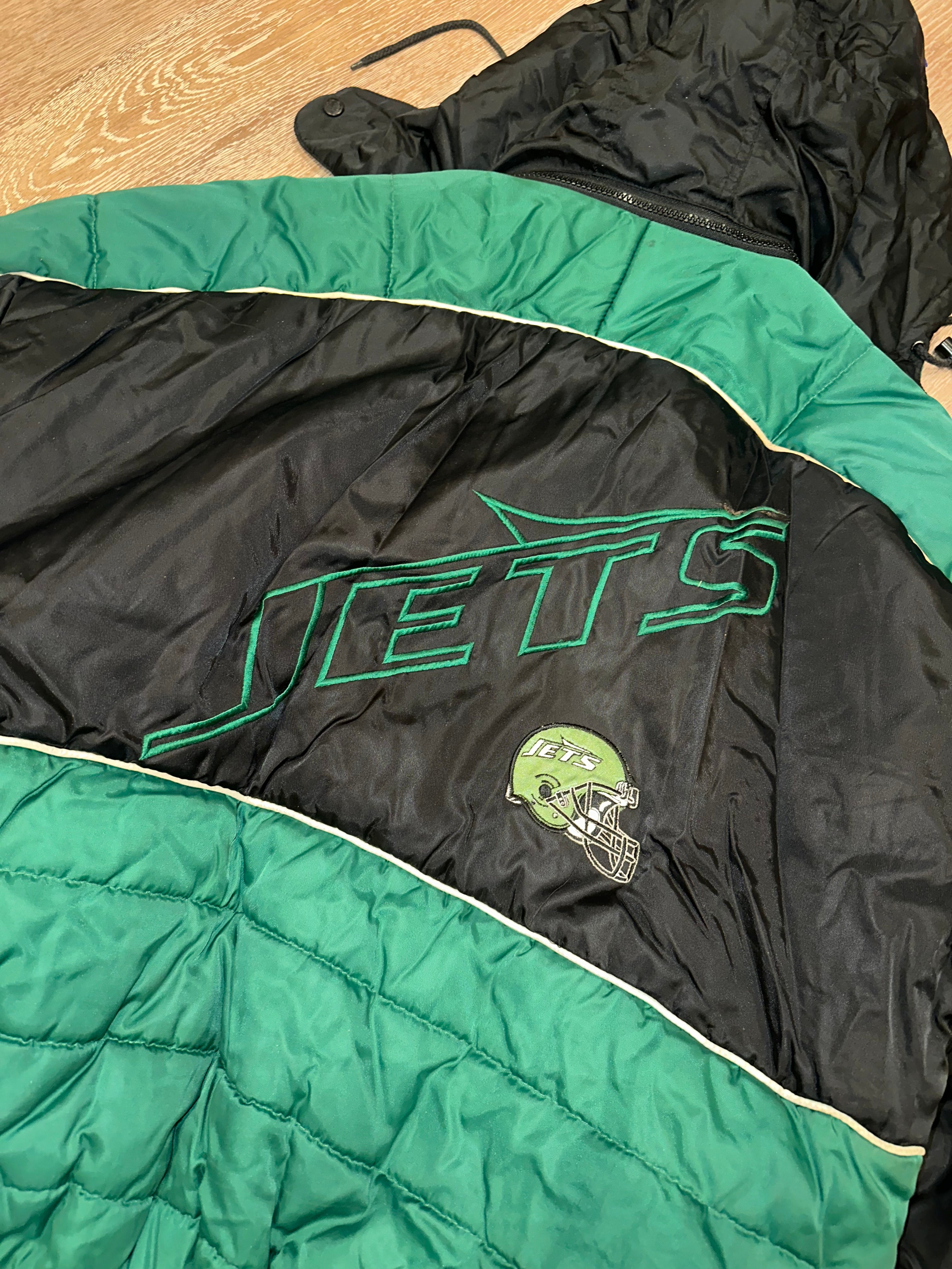 90’s NY Jets Pro Player Puffer Coat (L)