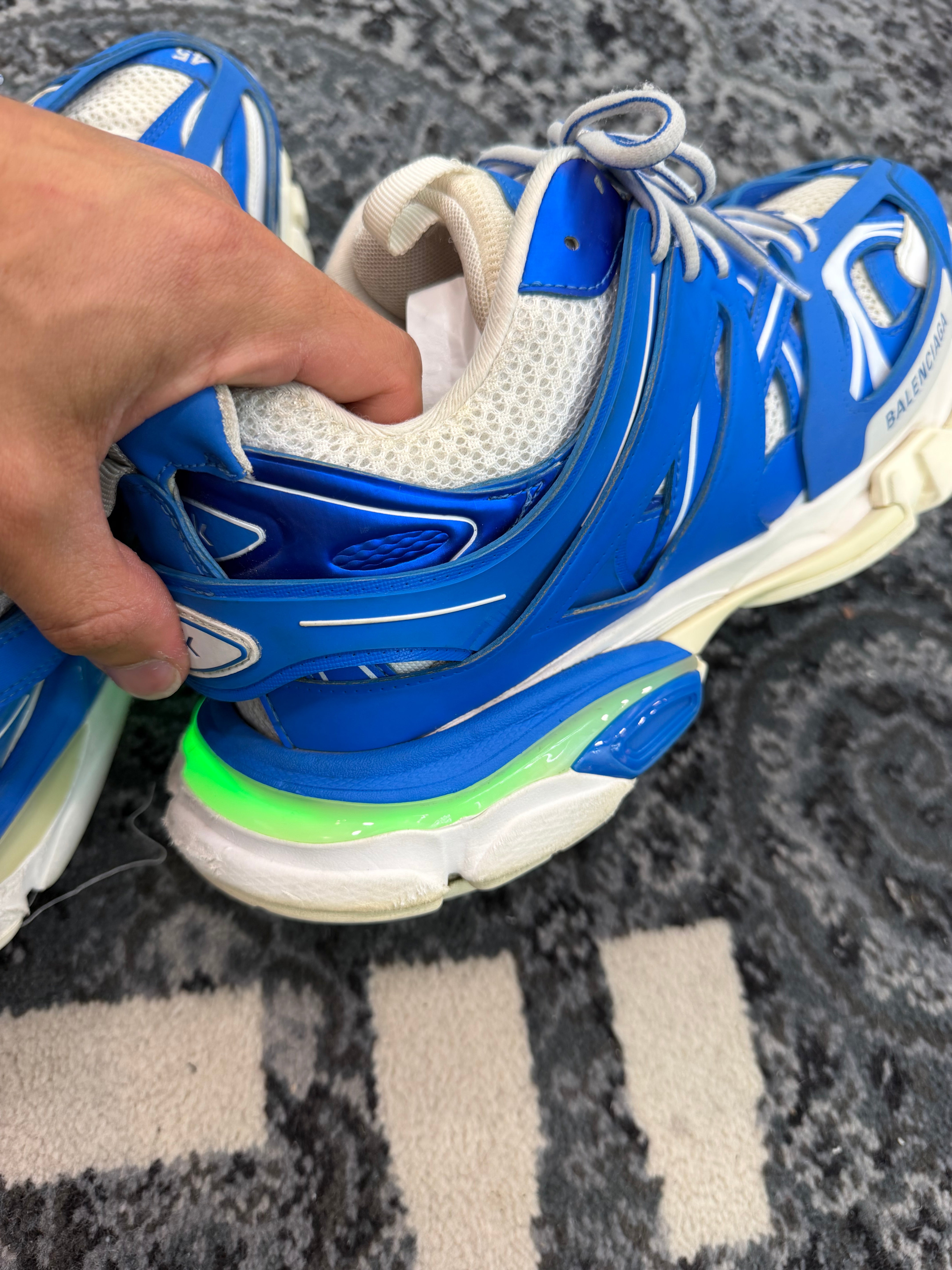 Balenciaga Track LED “Blue White”