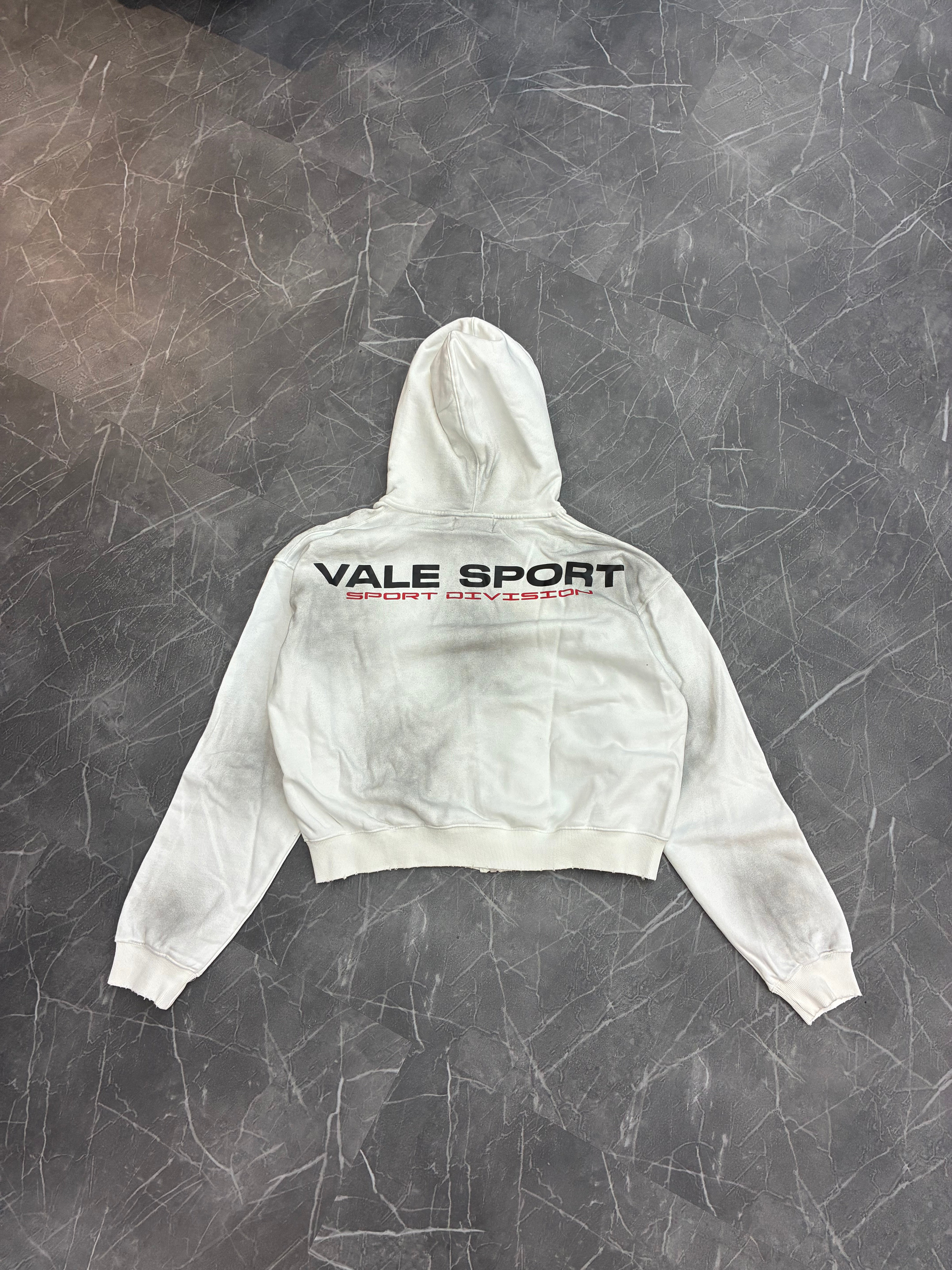 Vale Forever Staple Zip Up “White”