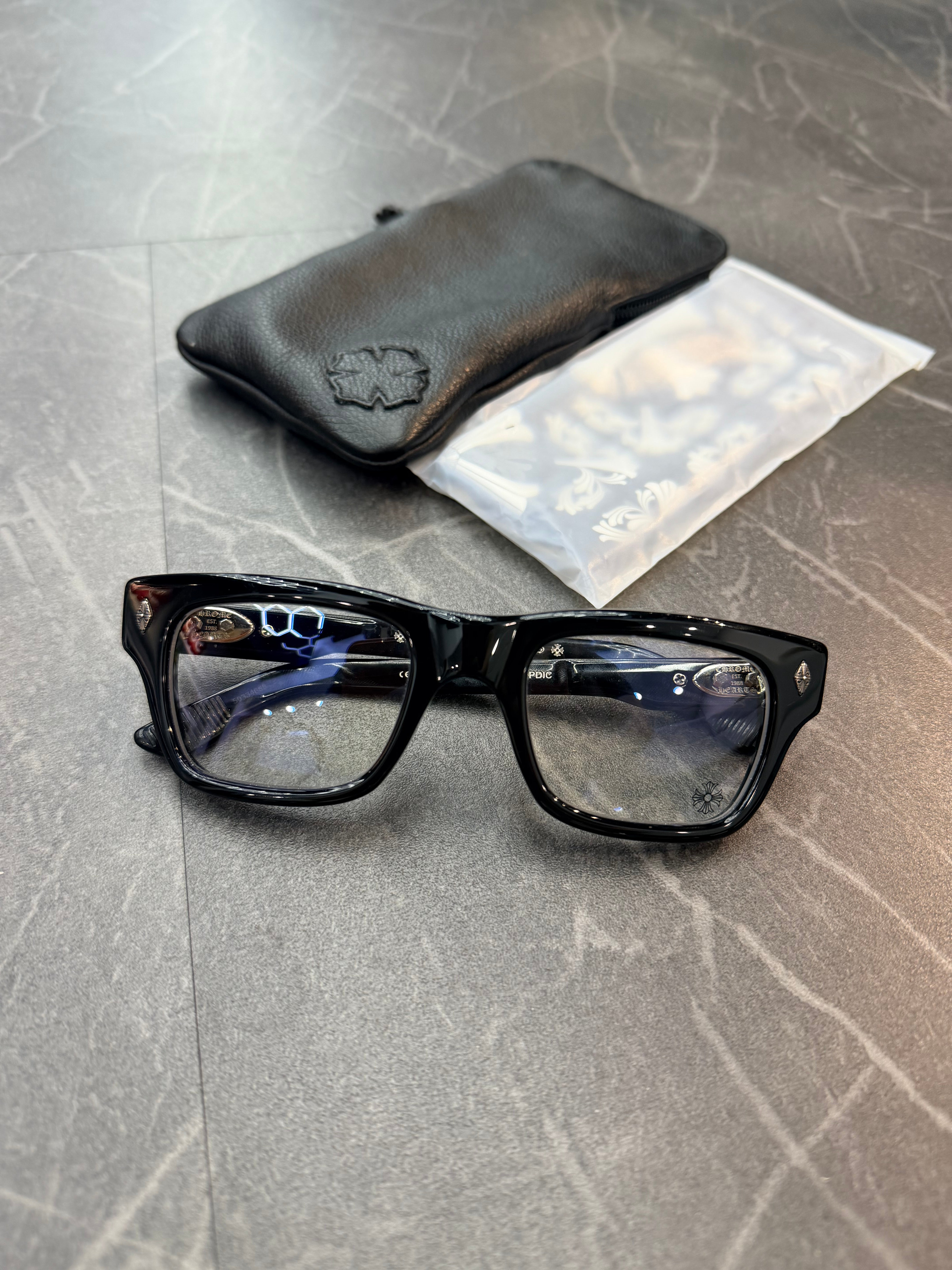 Chrome Hearts Clear Frame Glasses CRYPDIC