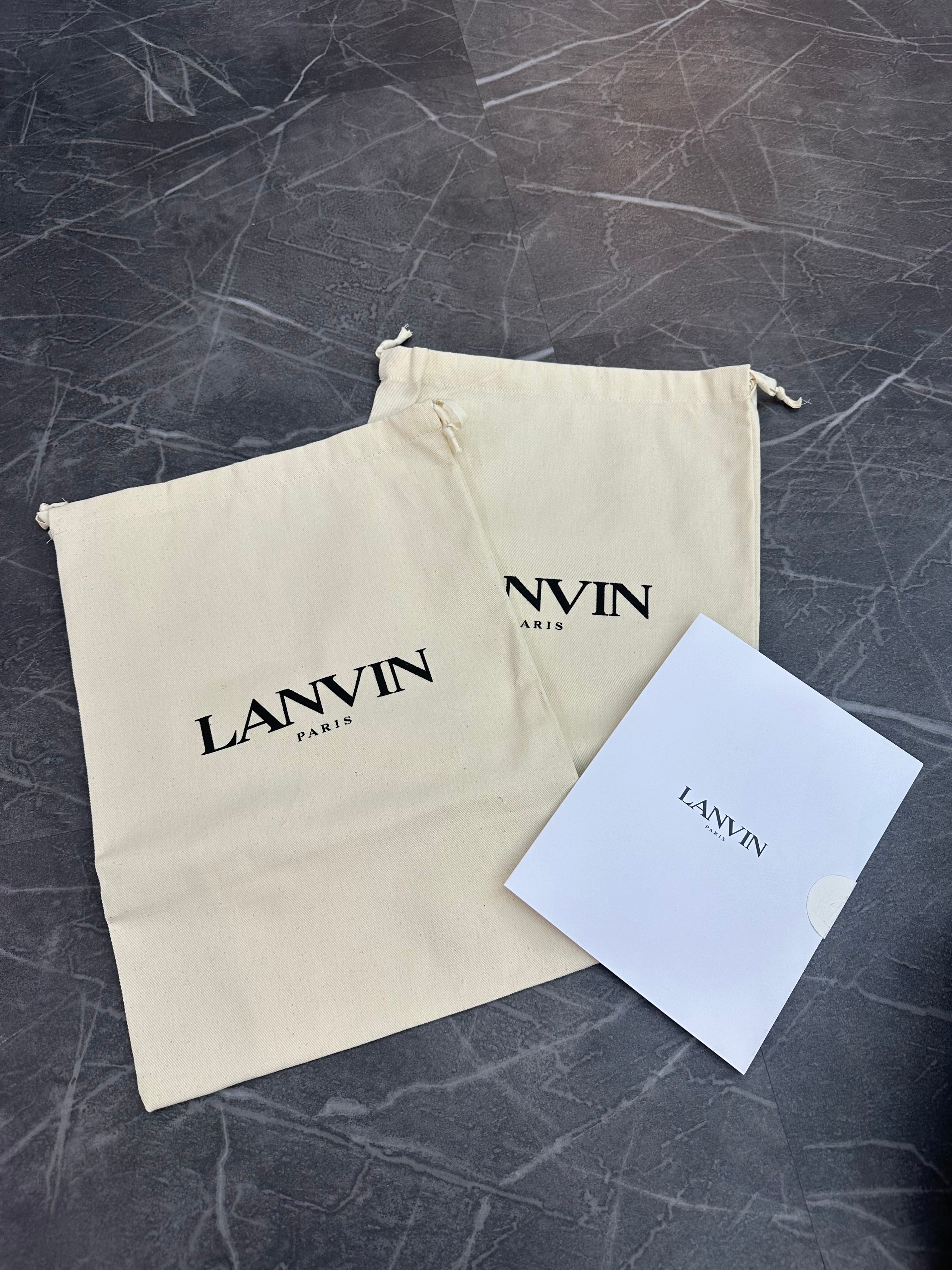 Lanvin Curb Sneakers “Black Grey”