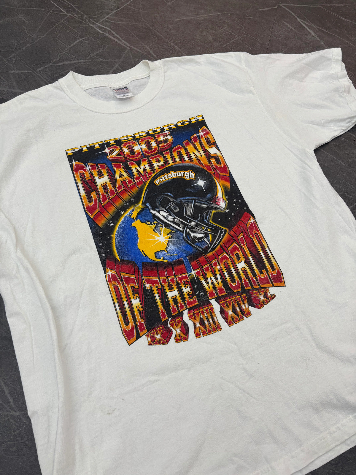 2005 Pitsburgh Steelers Super Bowl Champions Tee (XL)