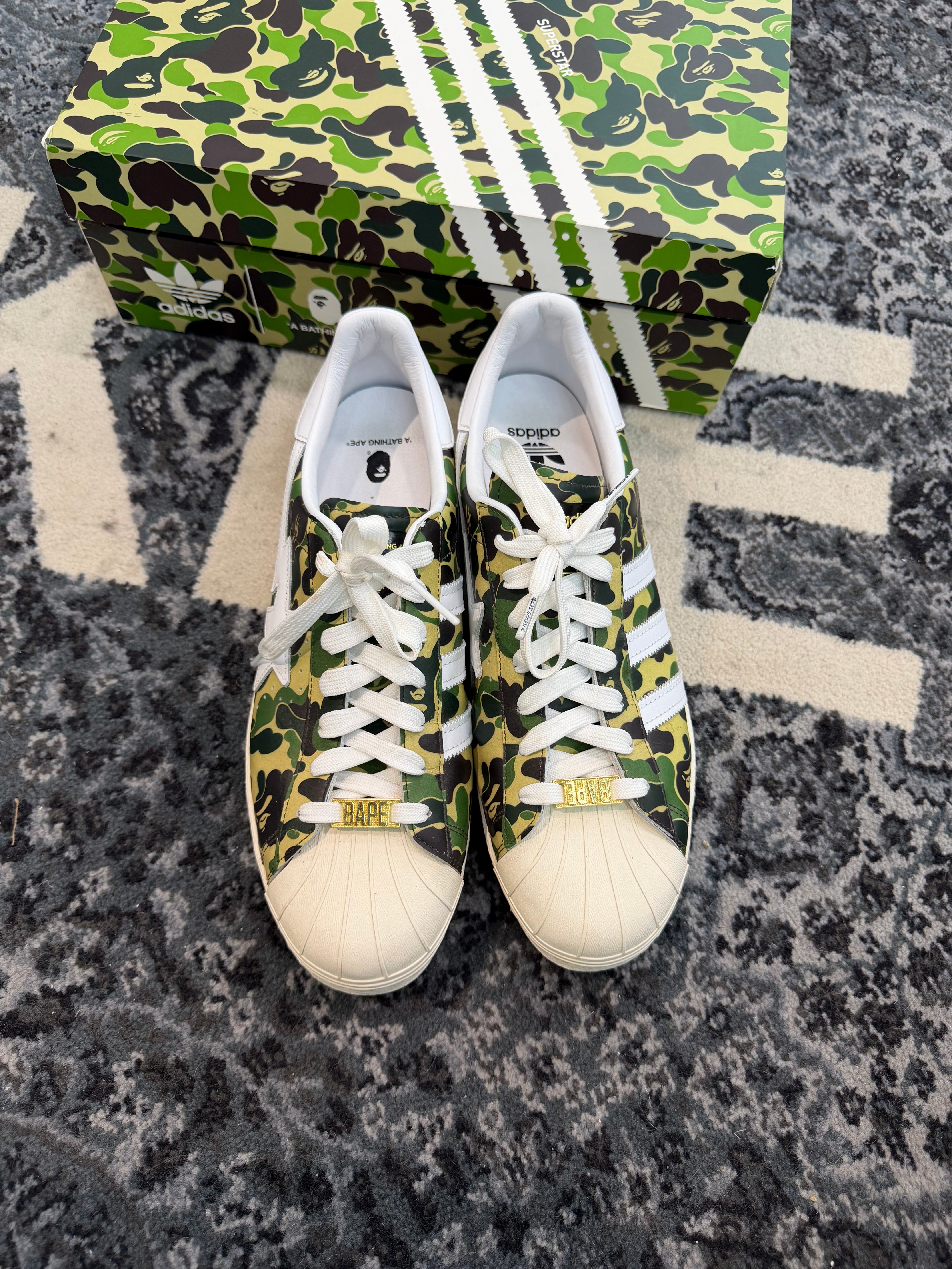 Adidas Superstar x Bape “ABC Camo Green”