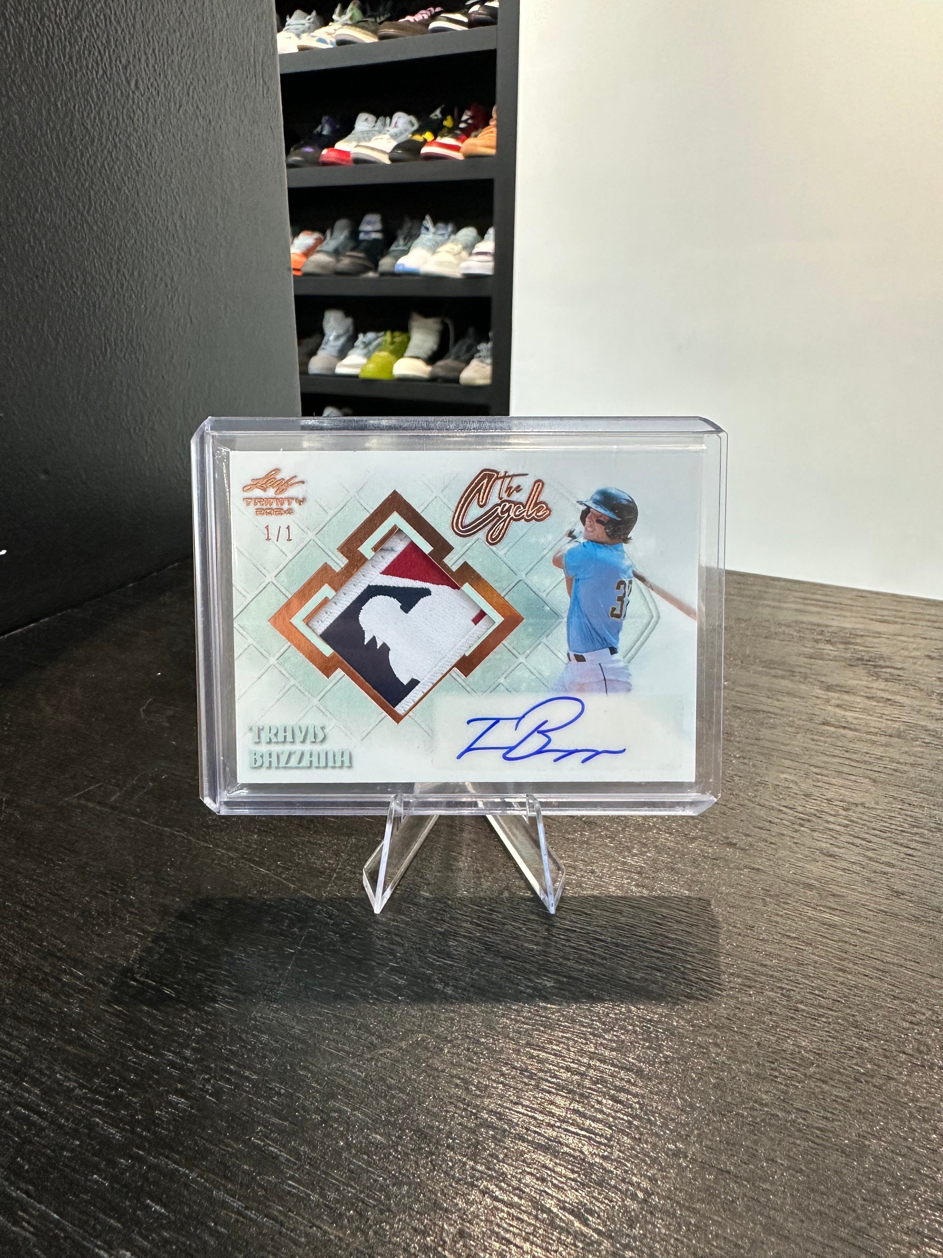 2024 Leaf Trinity Travis Bazzana Logo-Man Auto #CH-TB1 1/1