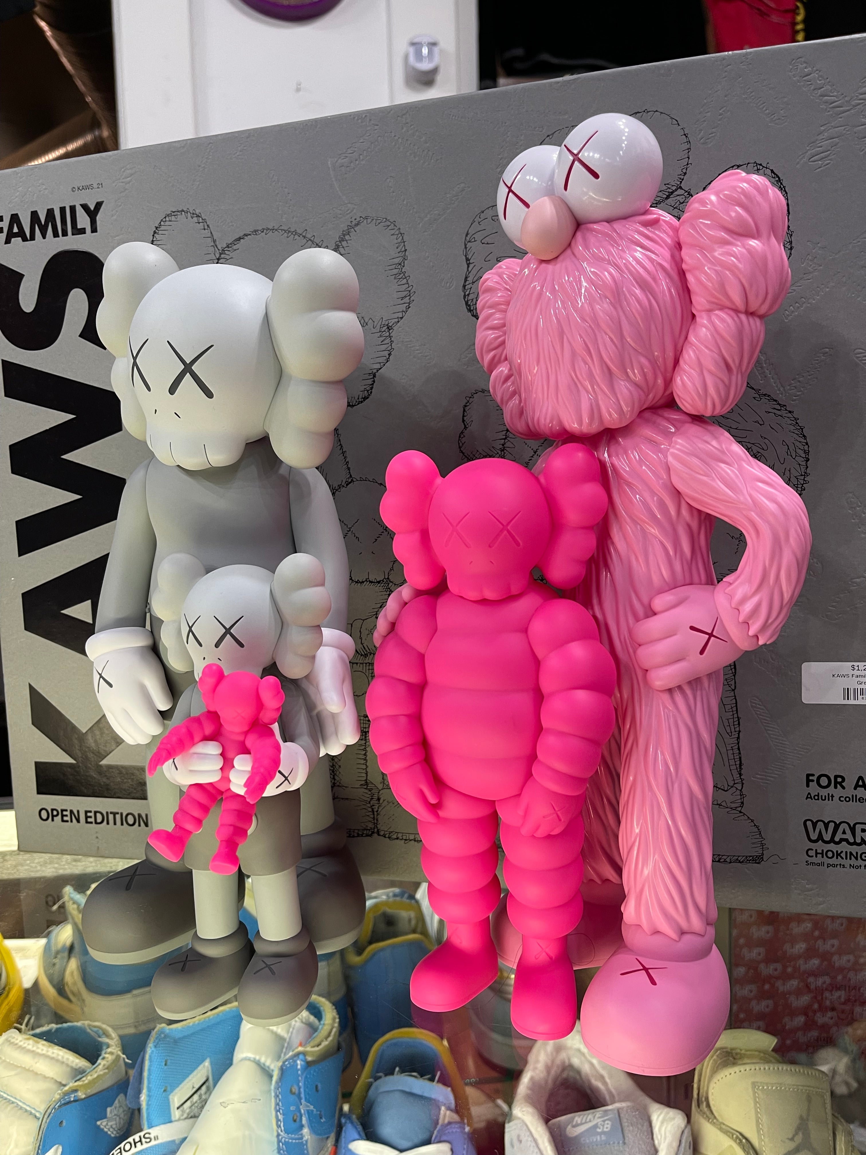 Kaws Family Vinyl Figure Set “Grey”