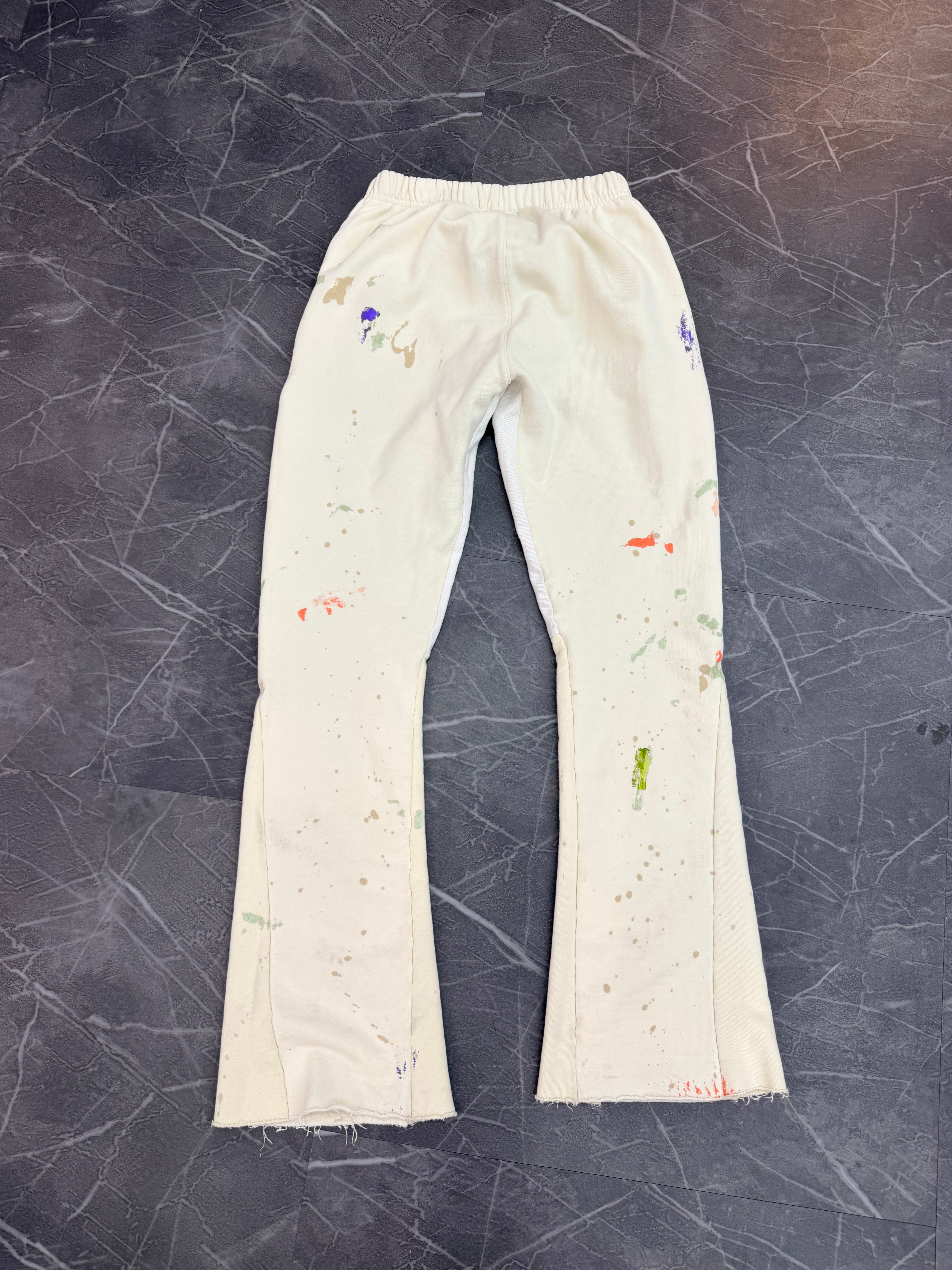 Gallery Dept Cream Flare Sweatpants