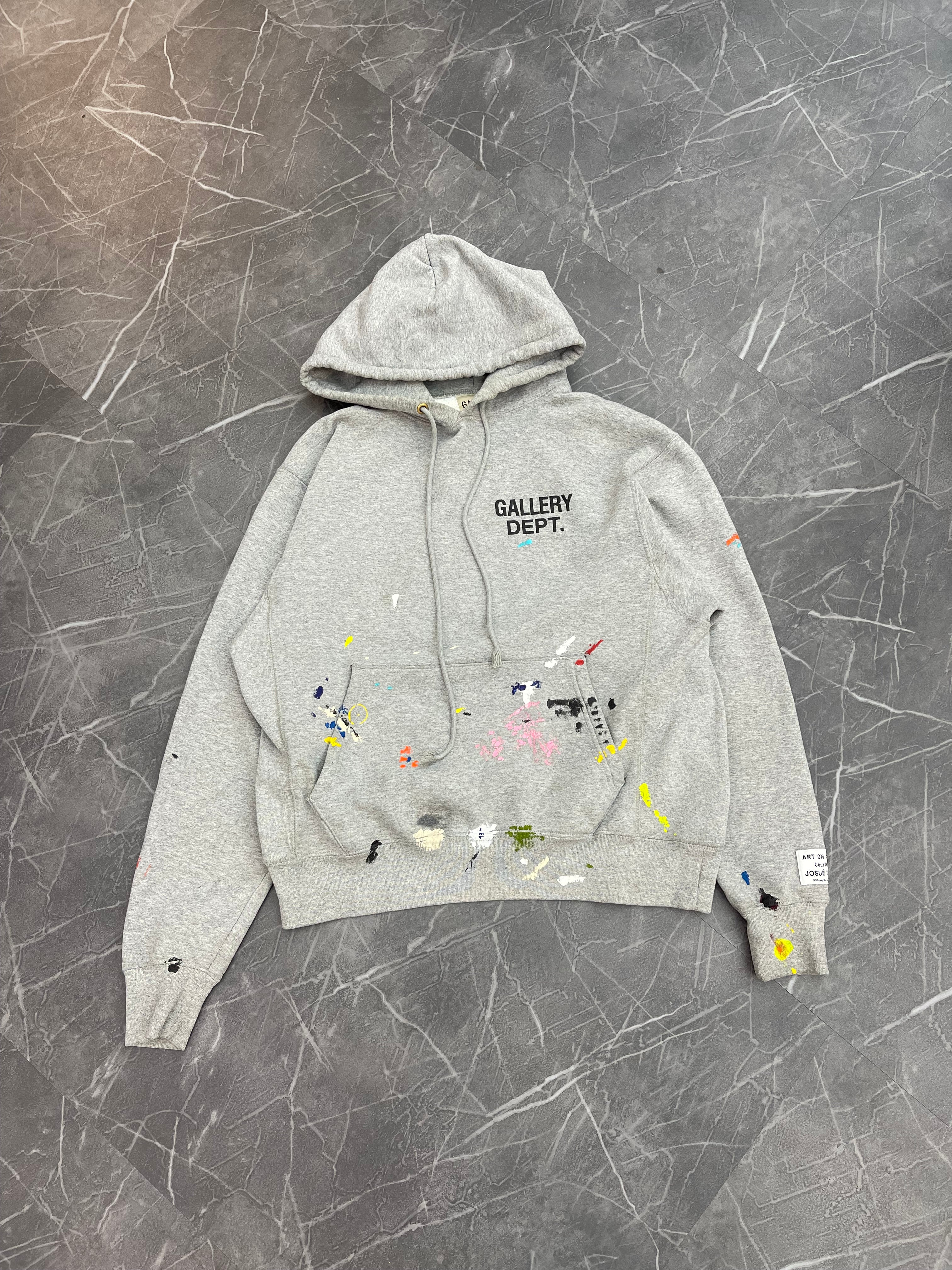 Gallery Dept. Paint Hoodie “Grey”