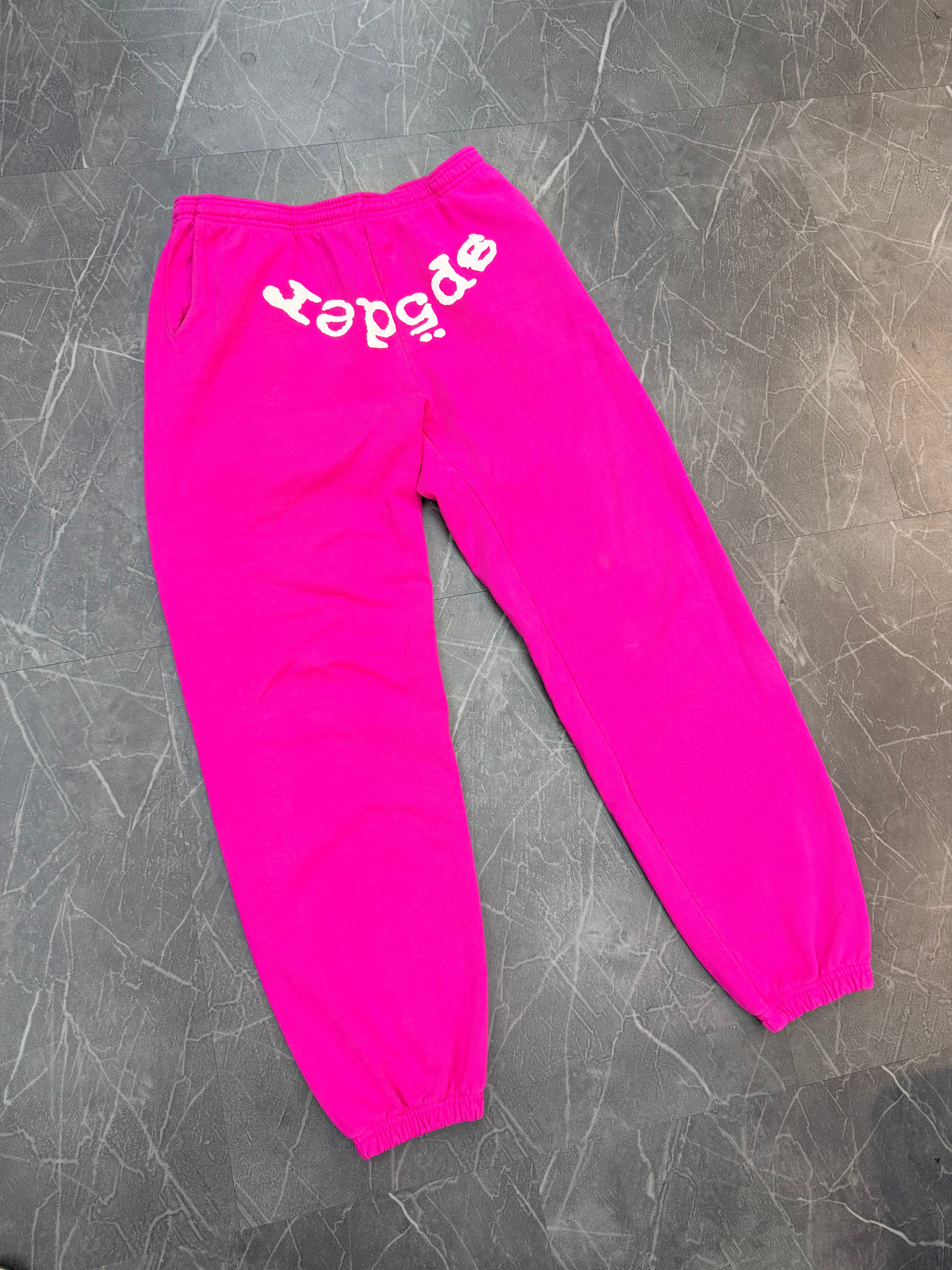Sp5der Sweatpants “Pink”