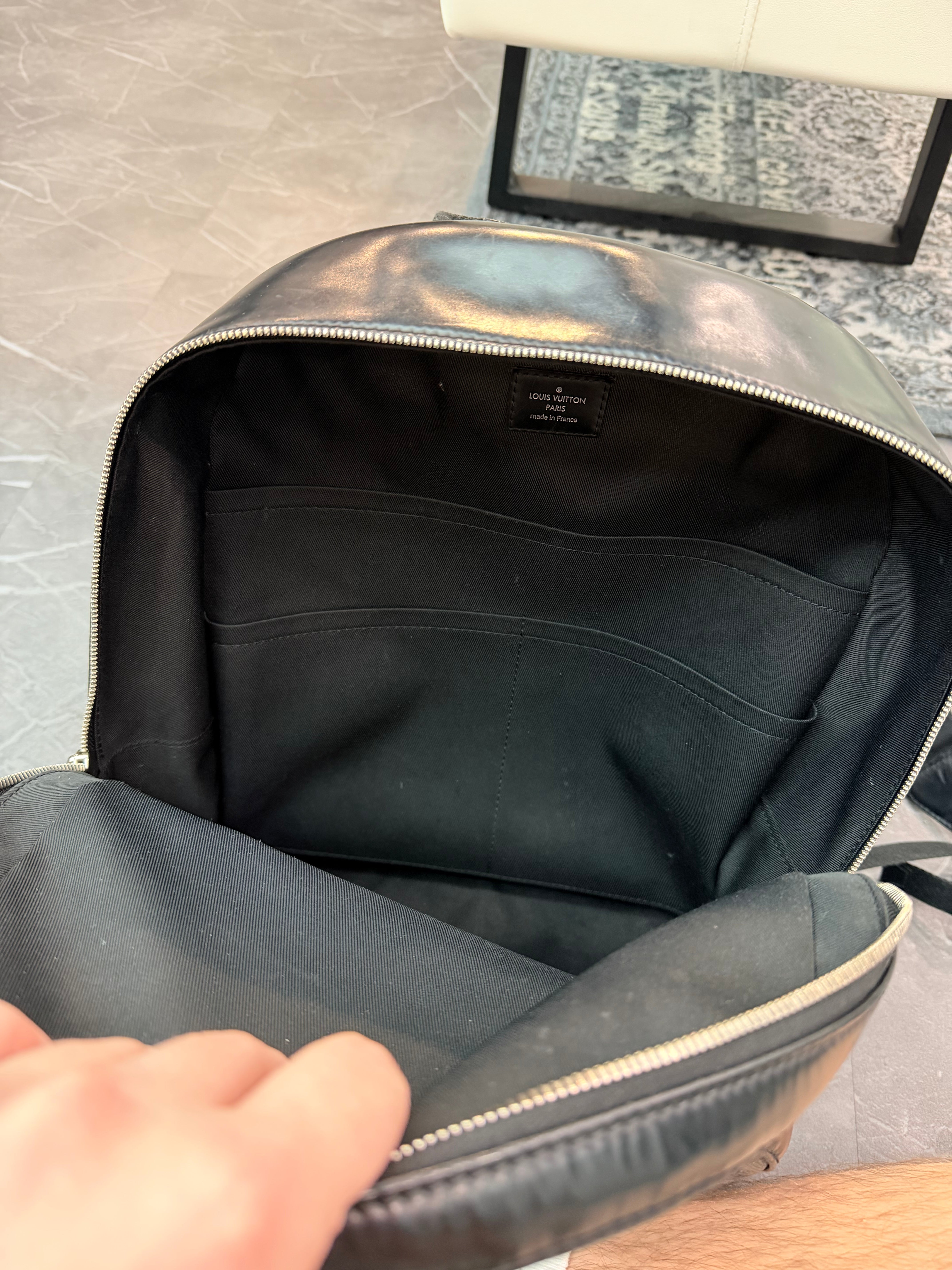 Louis Vuitton Black Monogram Backpack