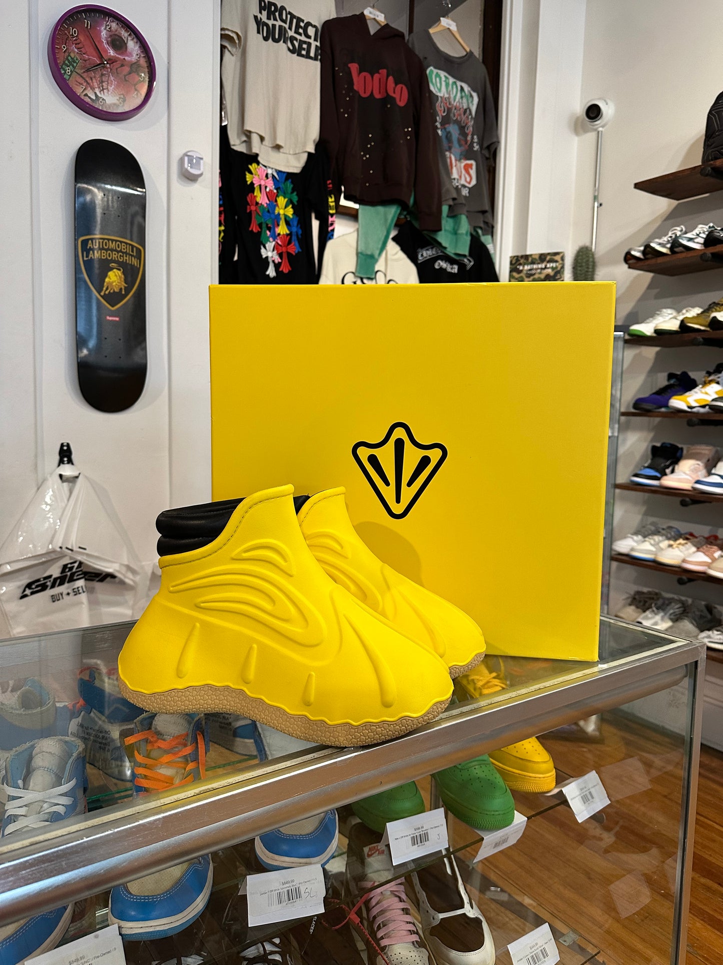 FCTRY LAb x NLE Choppa Duck Boot “Yellow”