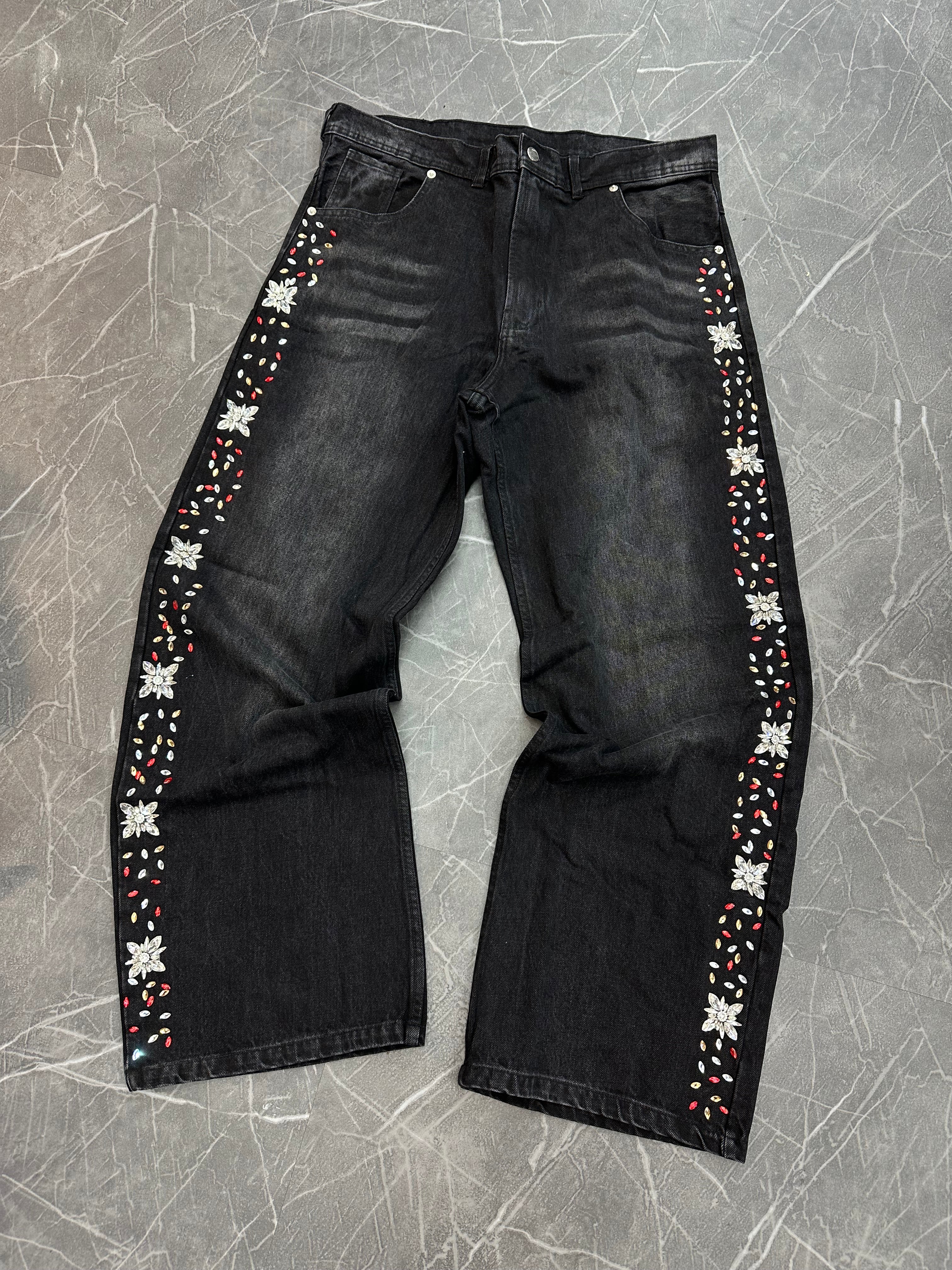 Fraternal Black Interstellar Jeans