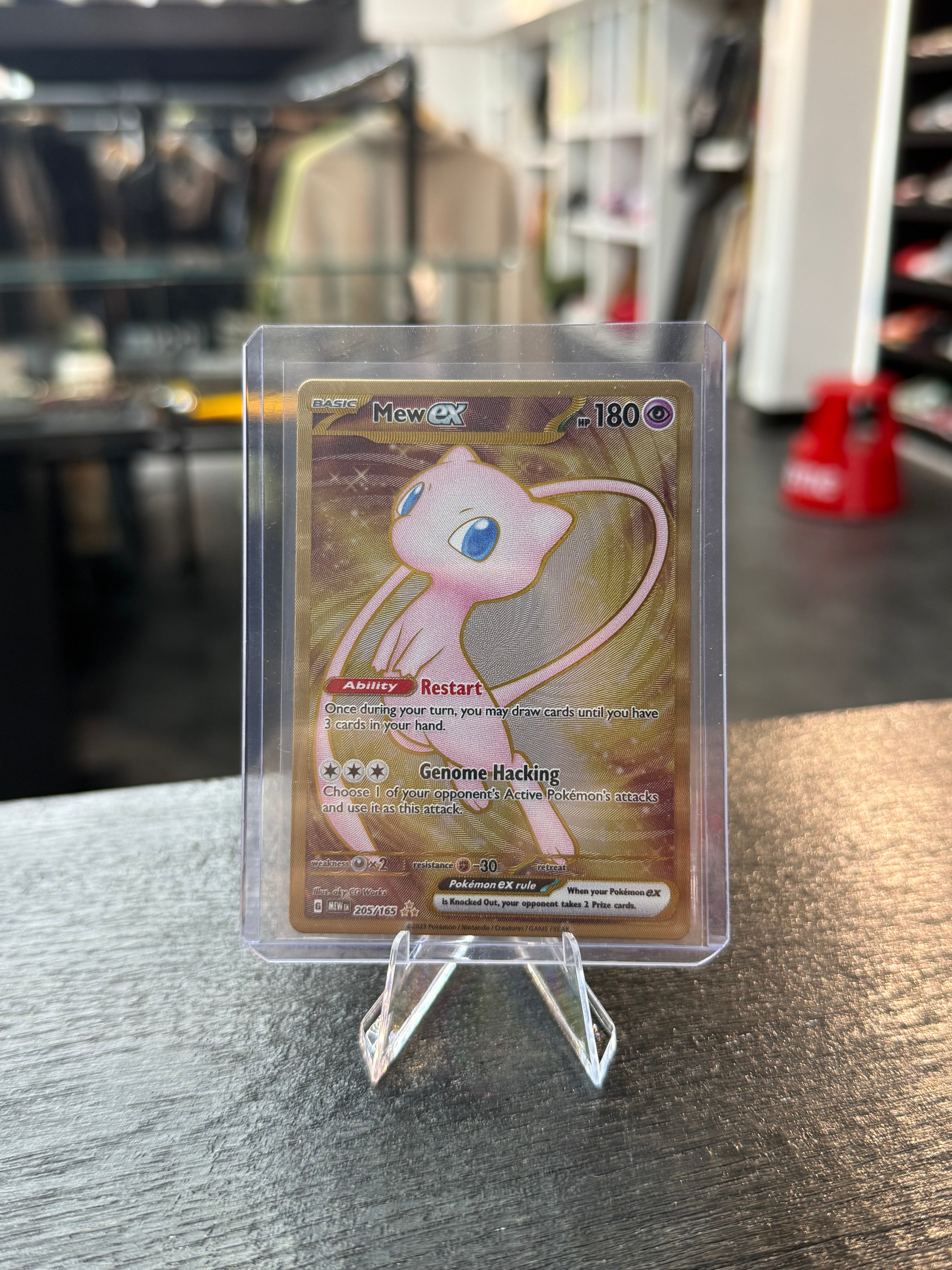 Mew EX 205/165 (Metal Card)
