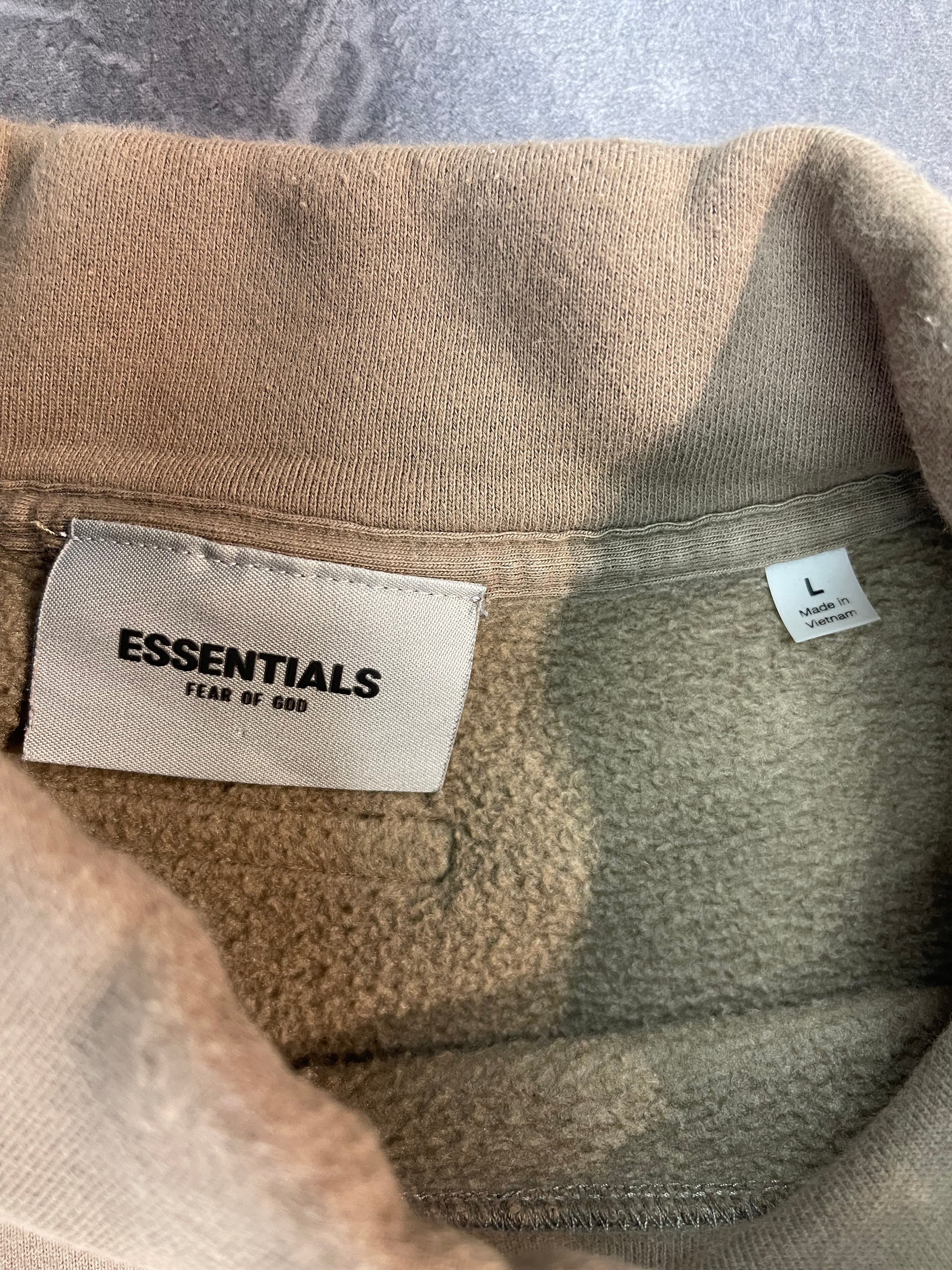 Essentials Mockneck Pullover Oak