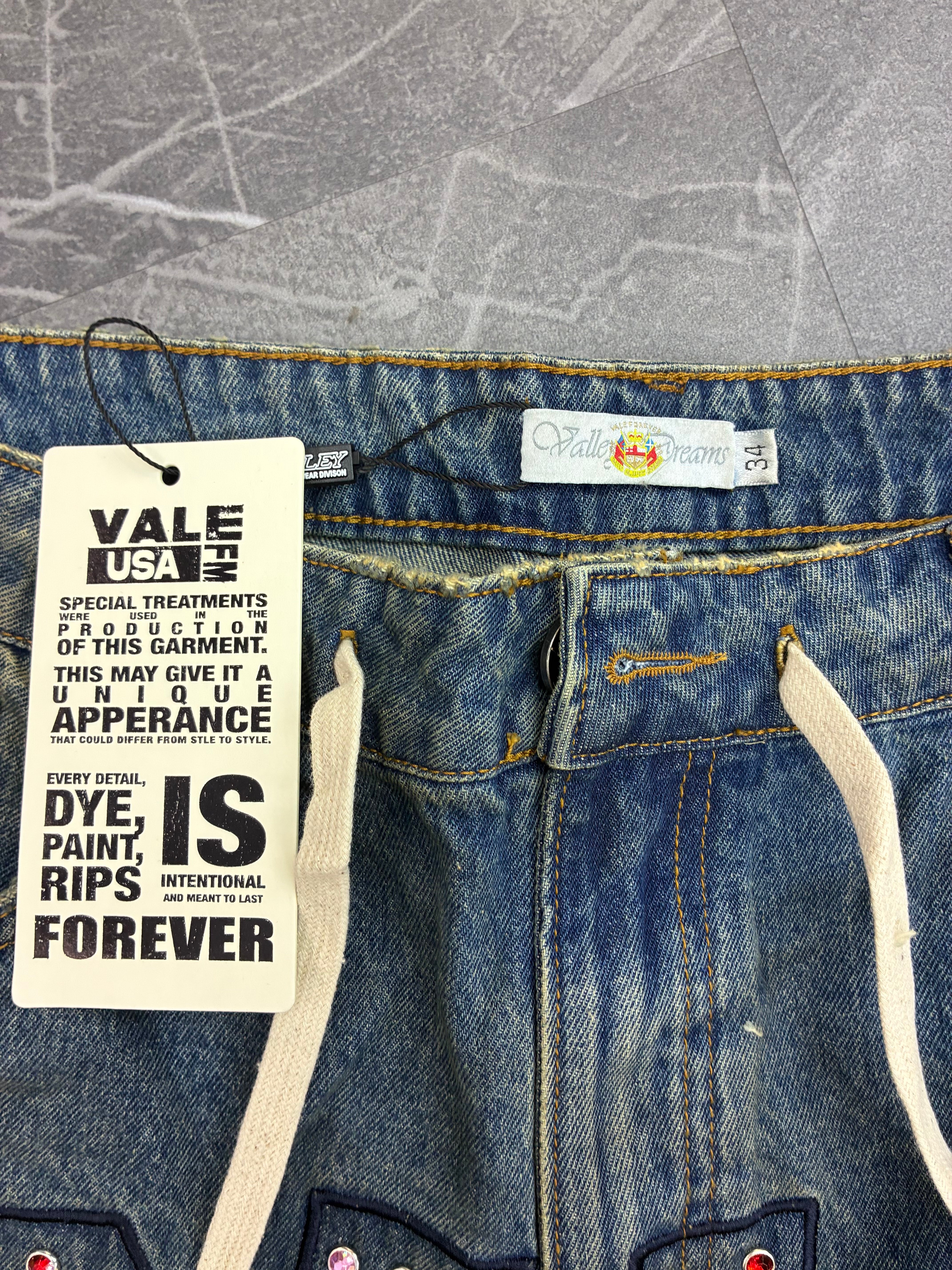 Vale Forever Jorts “Dream Blue”
