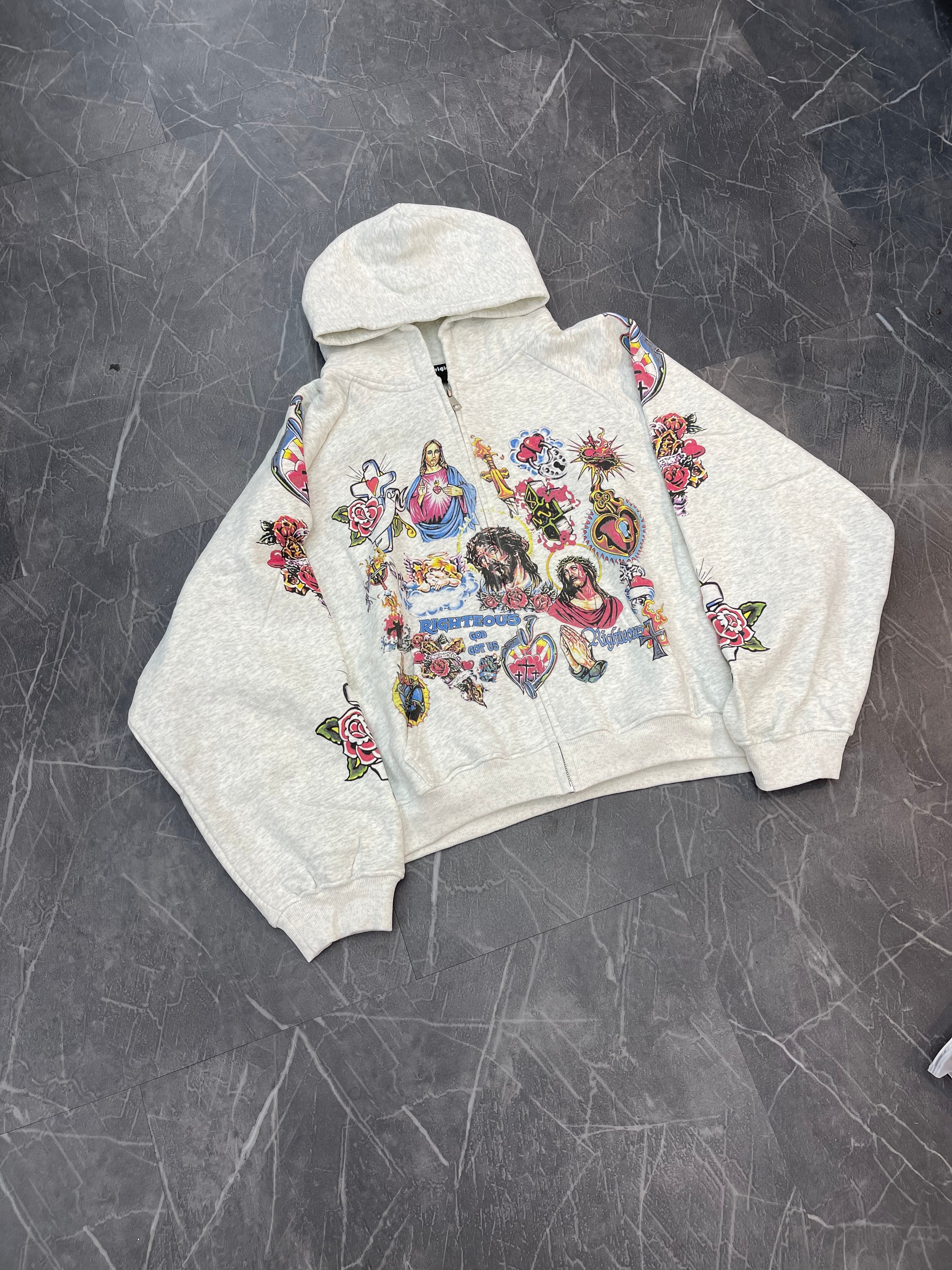 Righteous Zip Up “Grey”