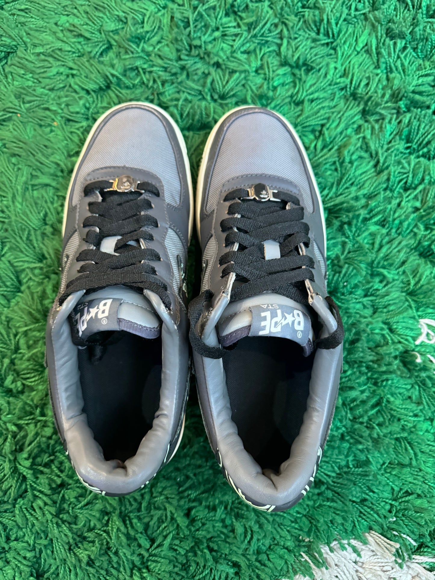 Bapesta Shoes “Grey Green”