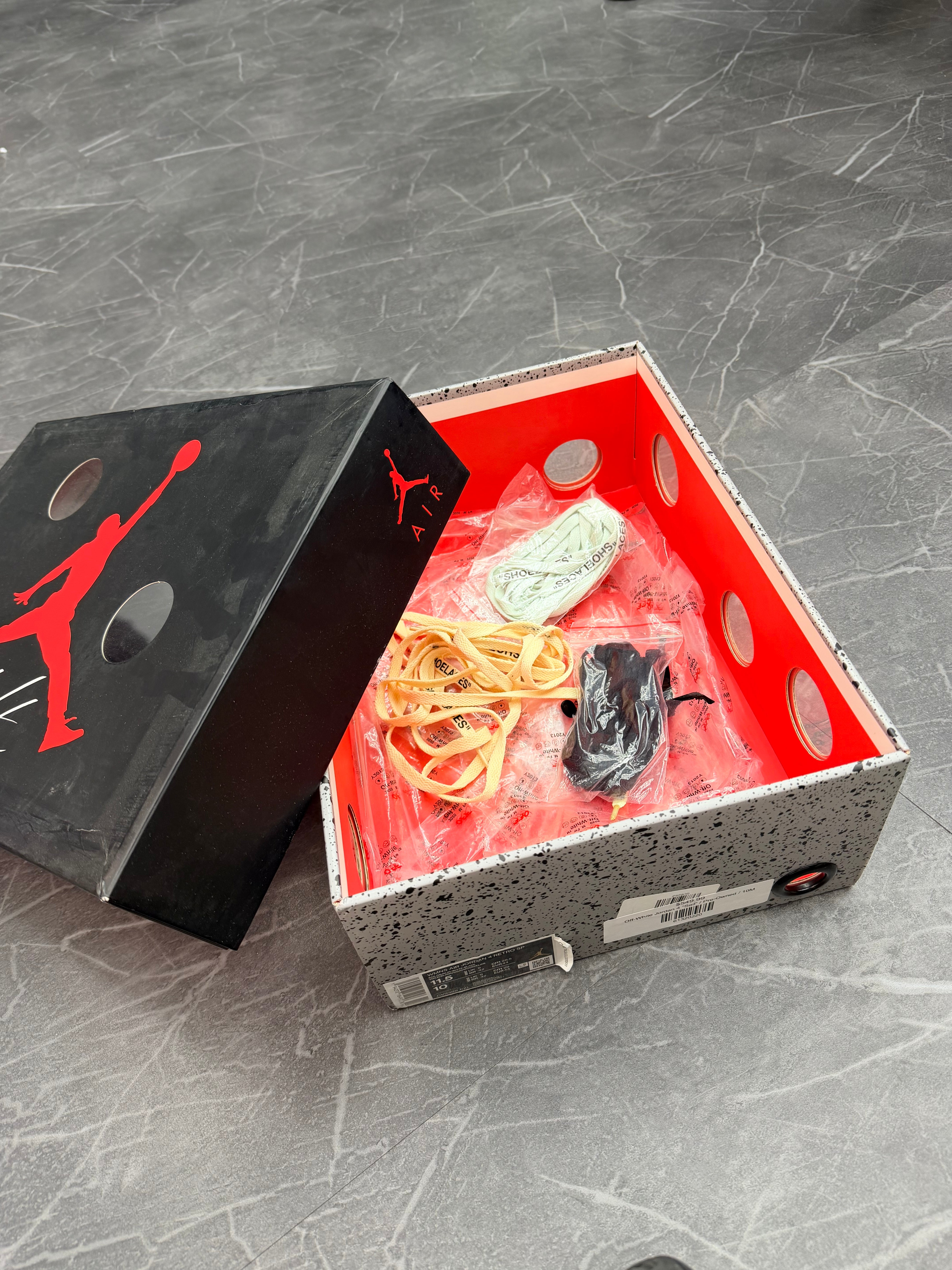 Off-White Jordan 4 “Sail”