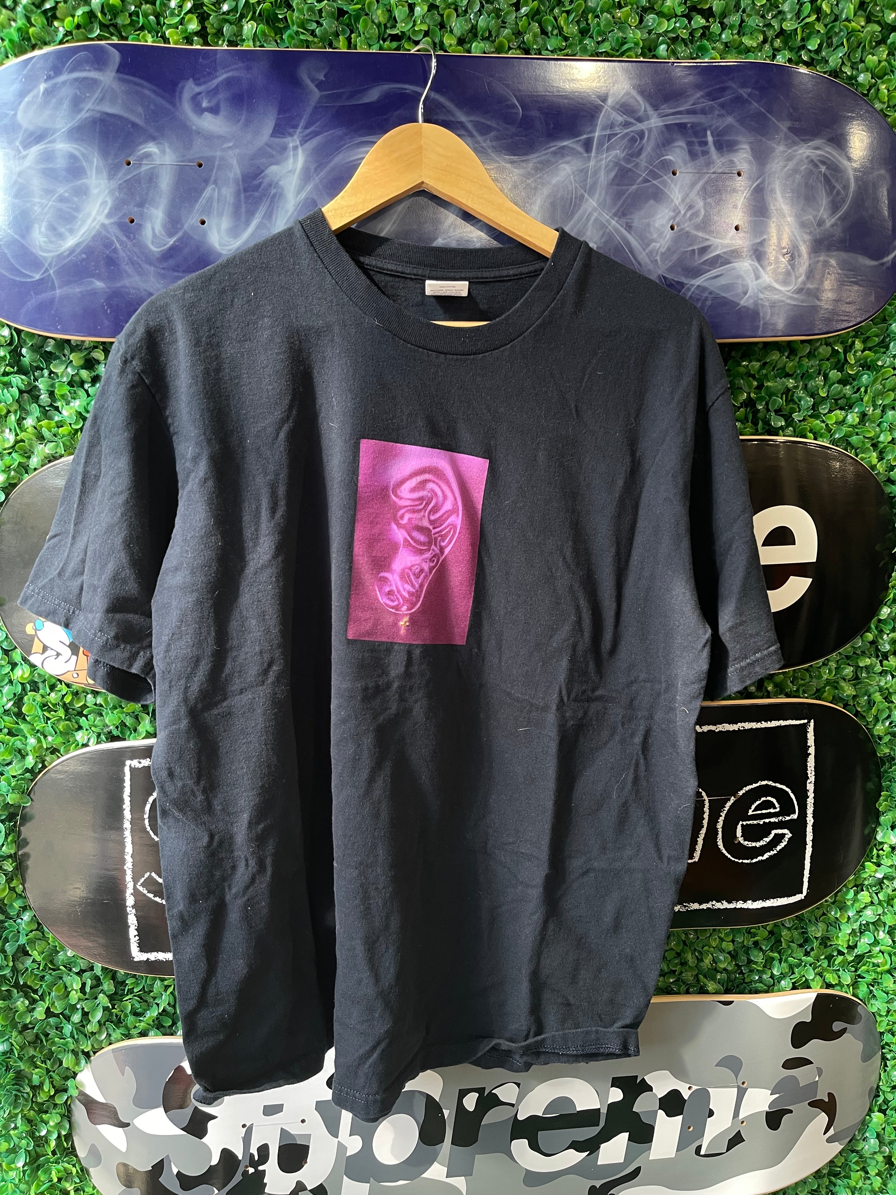 Supreme Ear Tee “Navy”