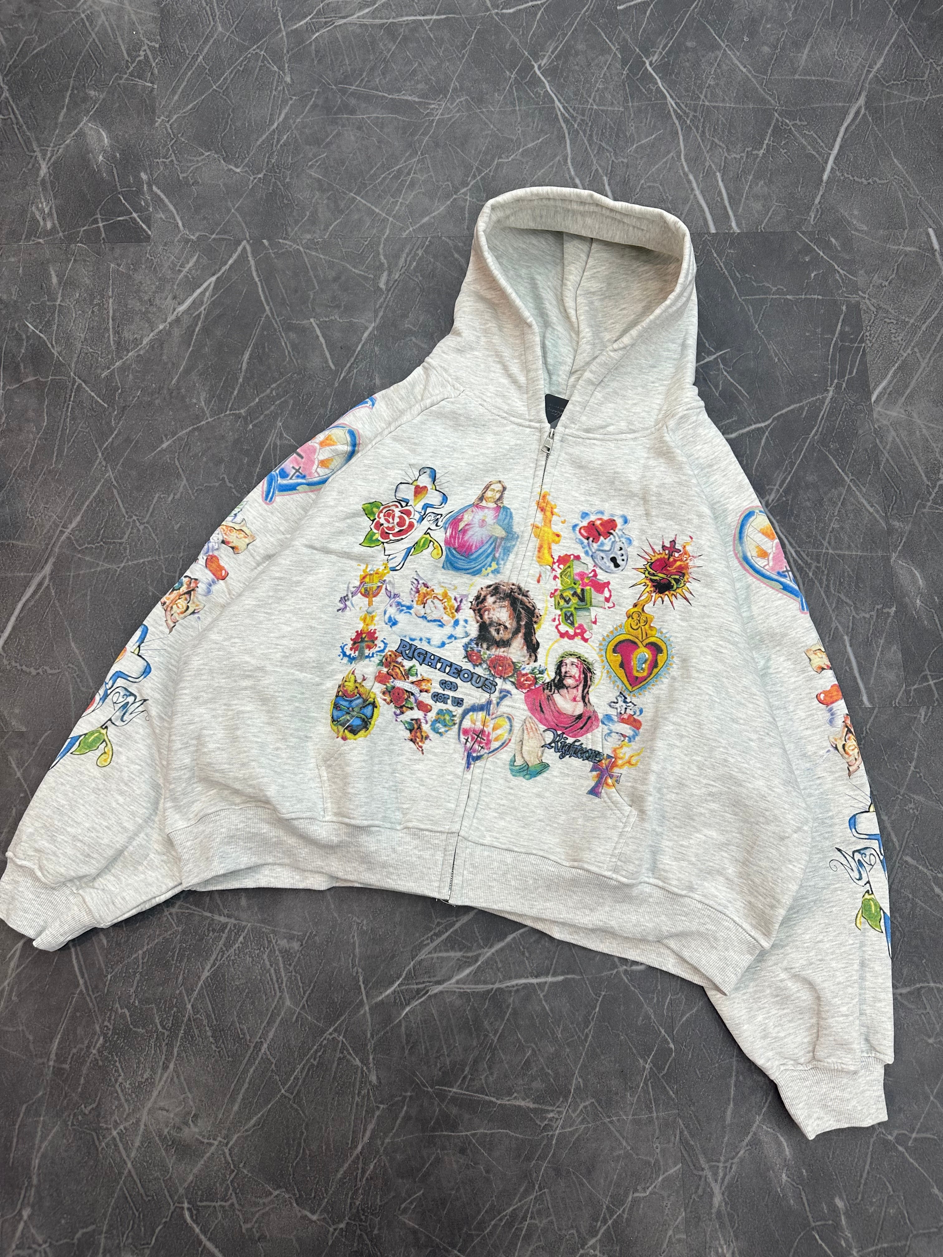 Righteous Zip Up “Grey”