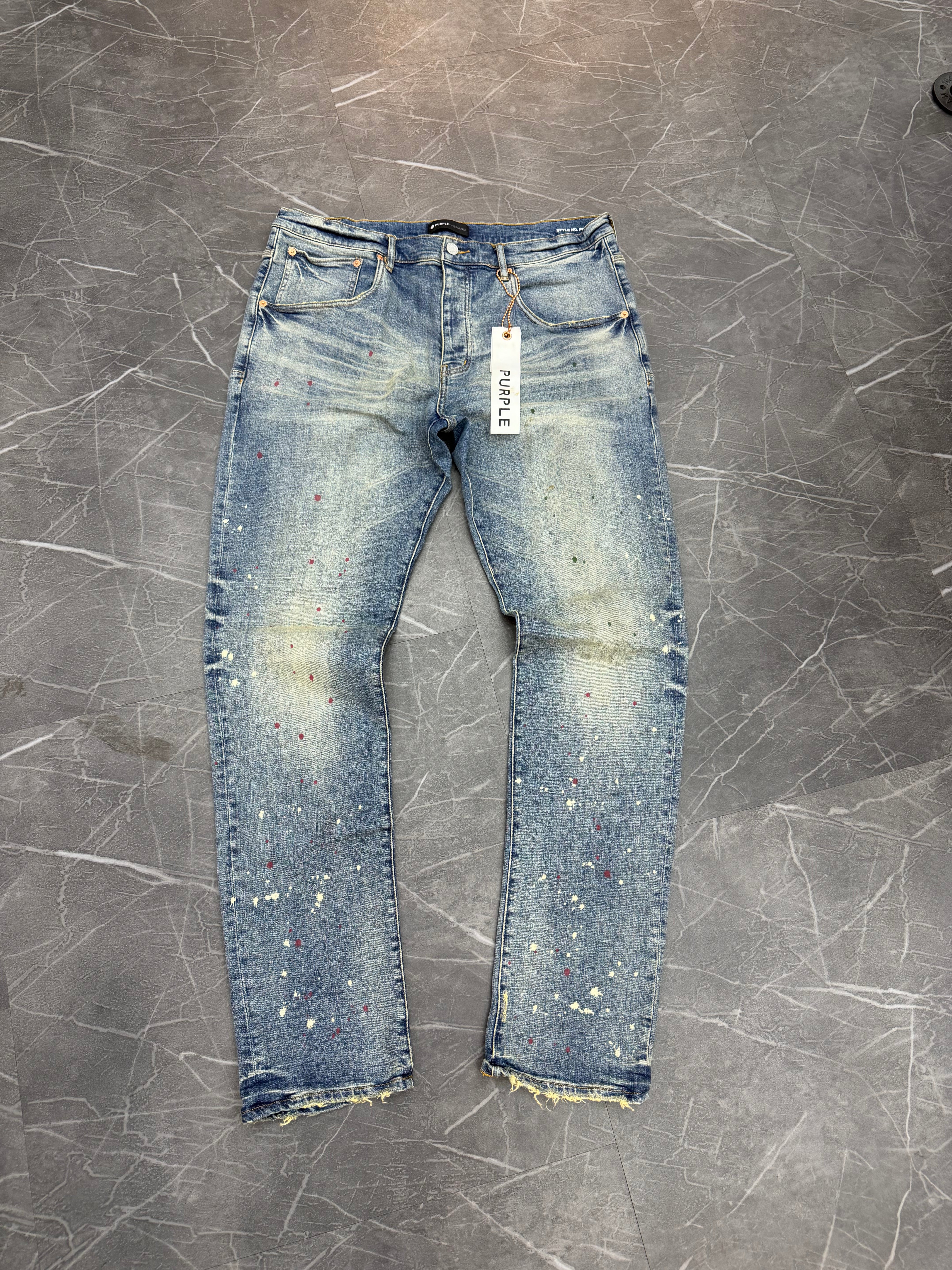 Purple Jeans Red Splatter (38)