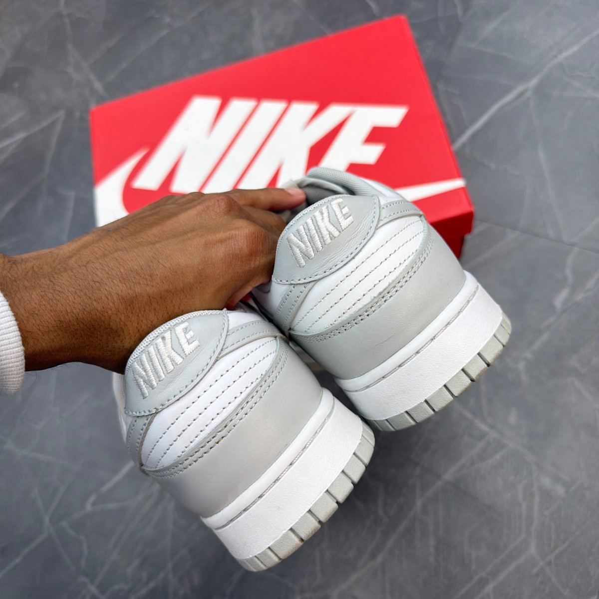 Nike Dunk Low Grey Fog (Size 11.5) (Lightly Worn)