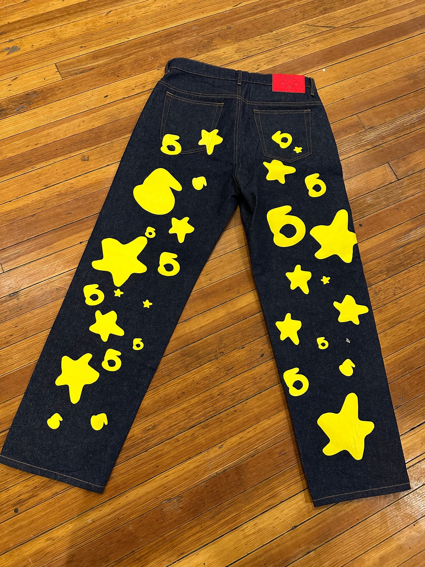Sp5der Denim Jeans “Yellow” (32)