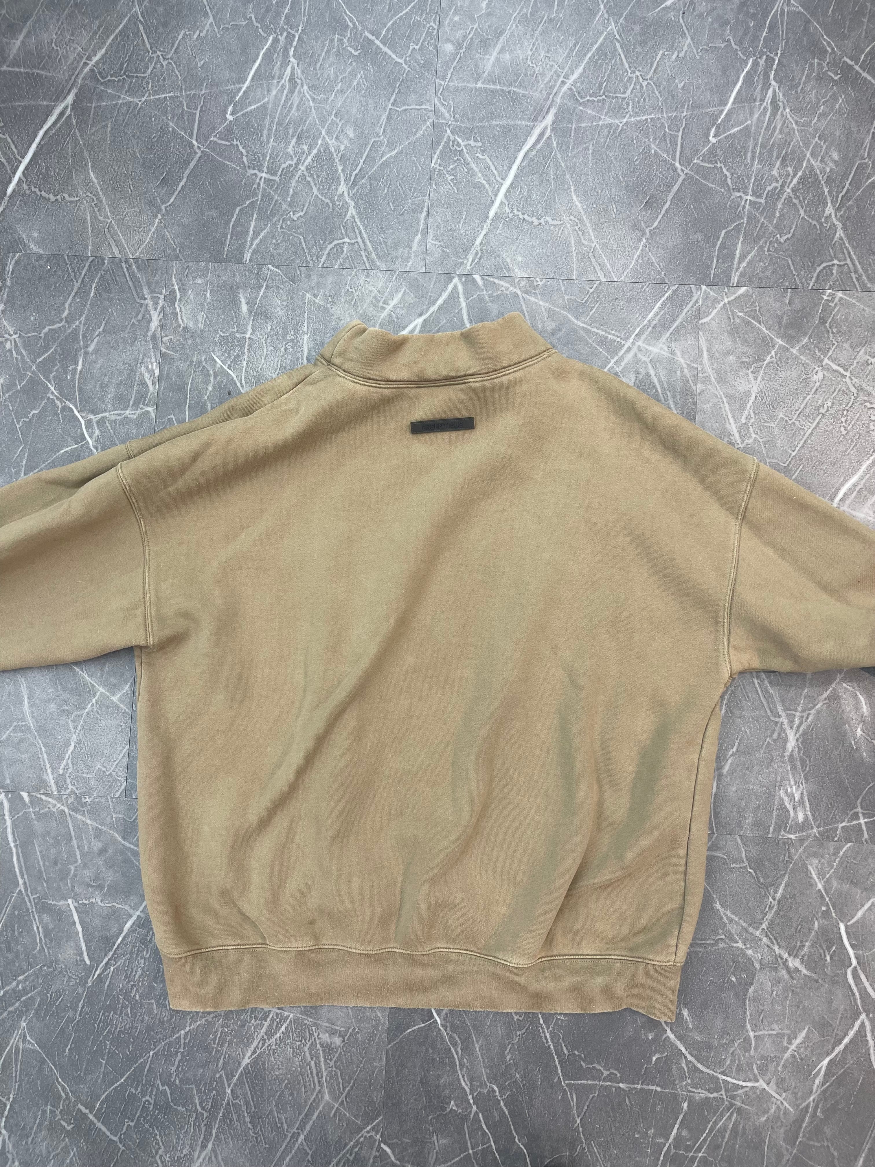 Essentials Mockneck Pullover Oak