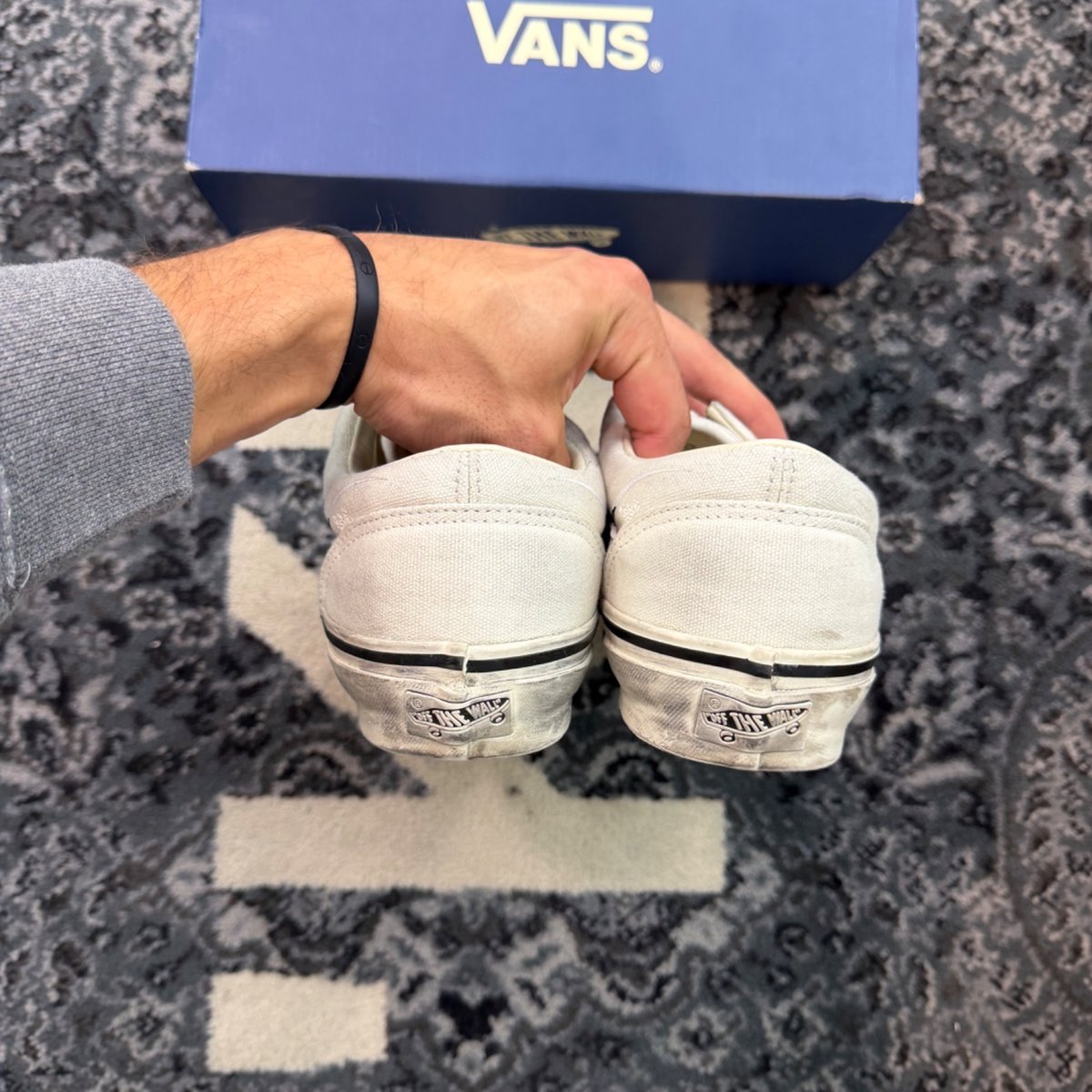 Vans LX Old Skool Archive Flame White - tag