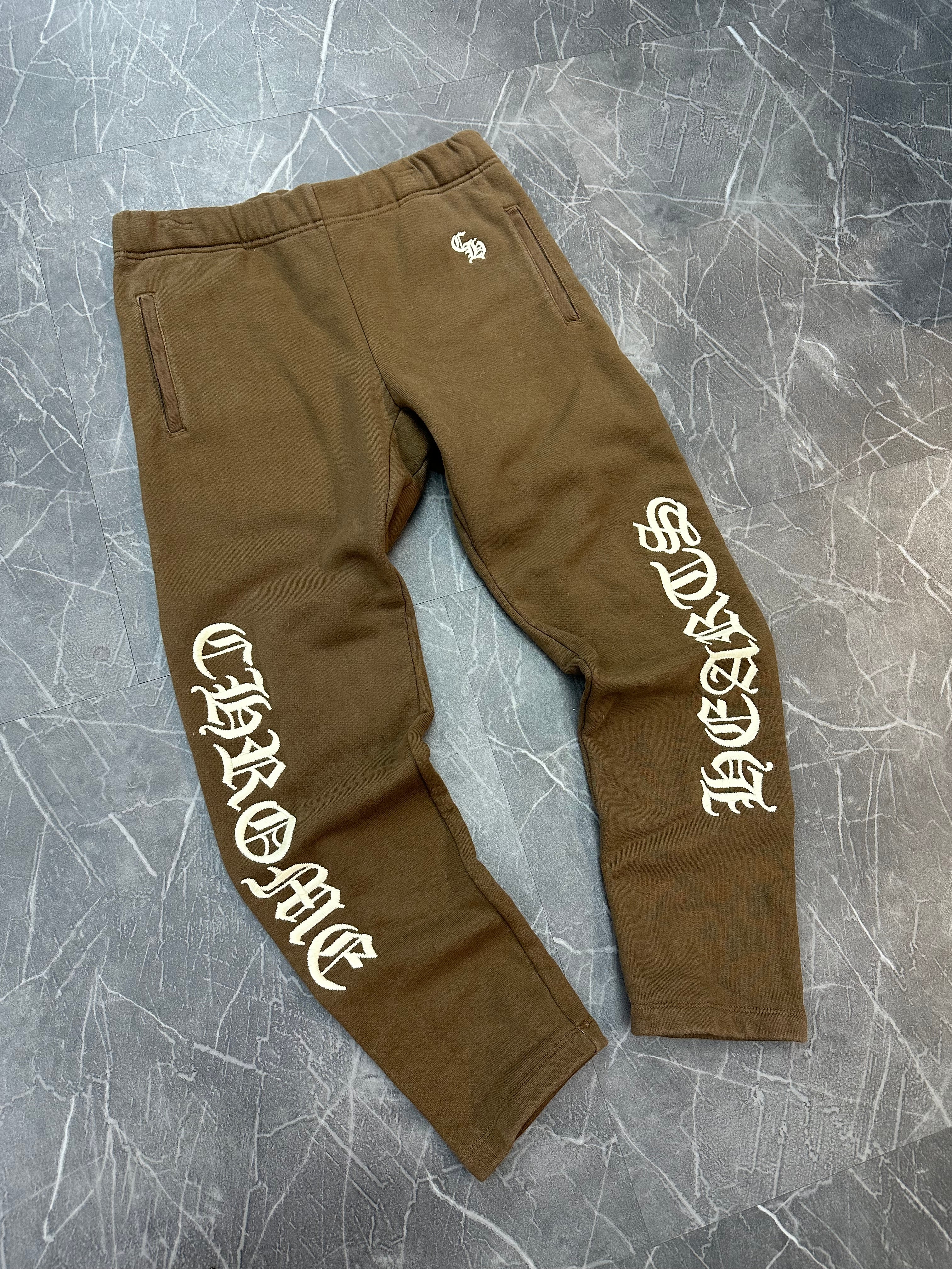 Chrome Hearts Embroidered Sweatpants “Brown”