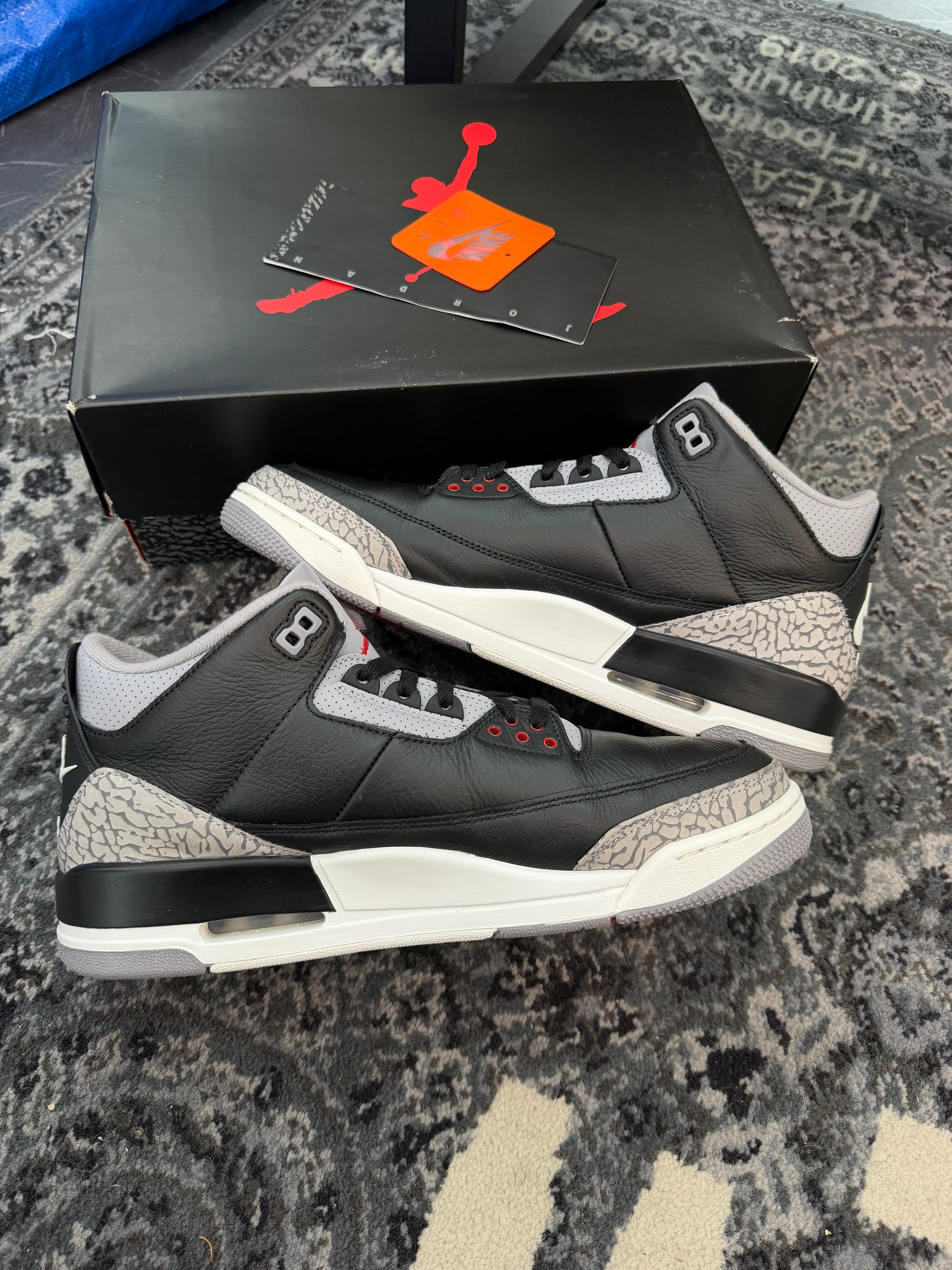 Jordan 3 “Black Cement” (2024)