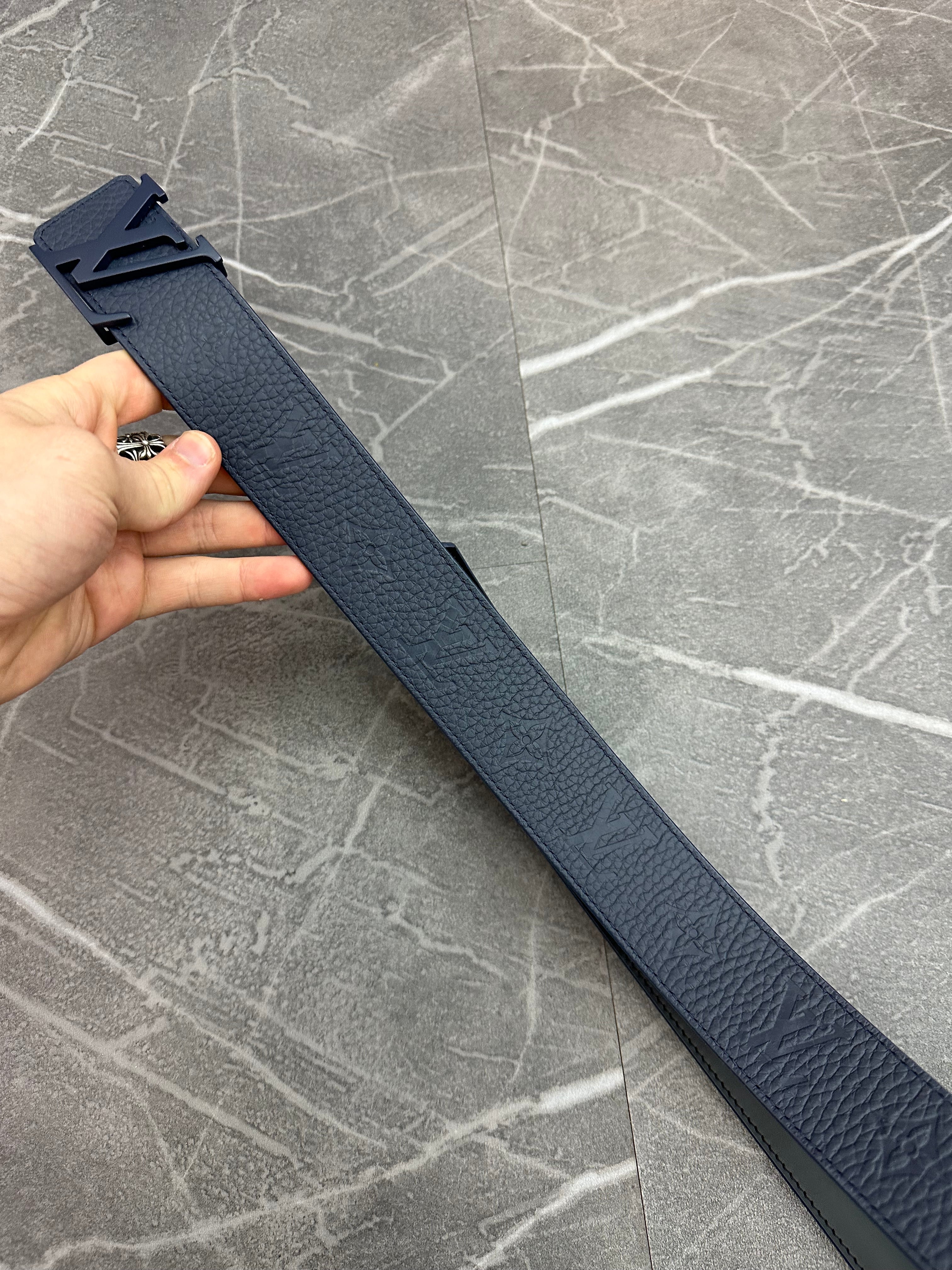 Louis Vuitton Monogram Belt “Navy”