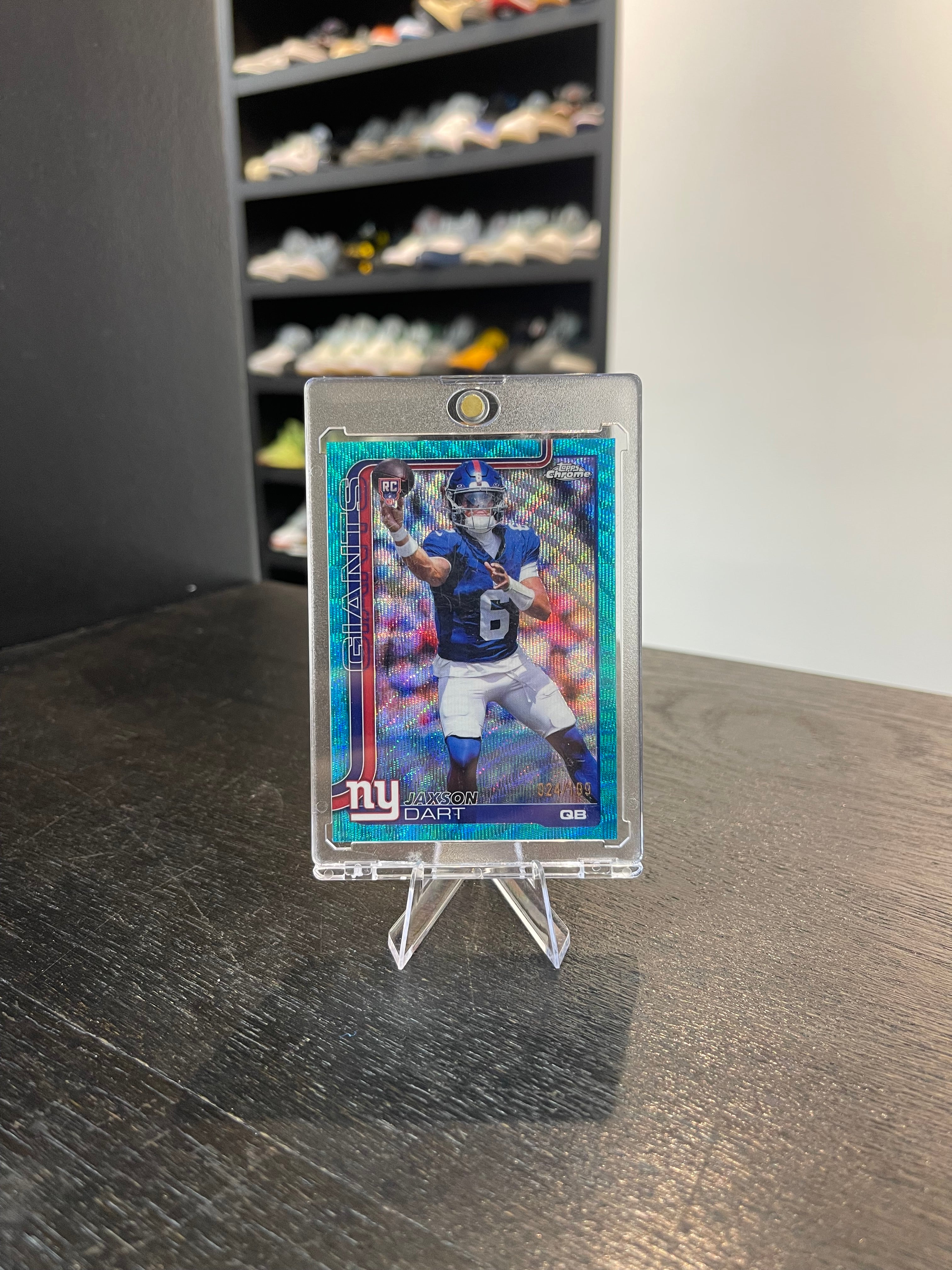 2025 Topps Chrome Jaxson Dart RC #306 Teal Wave /199