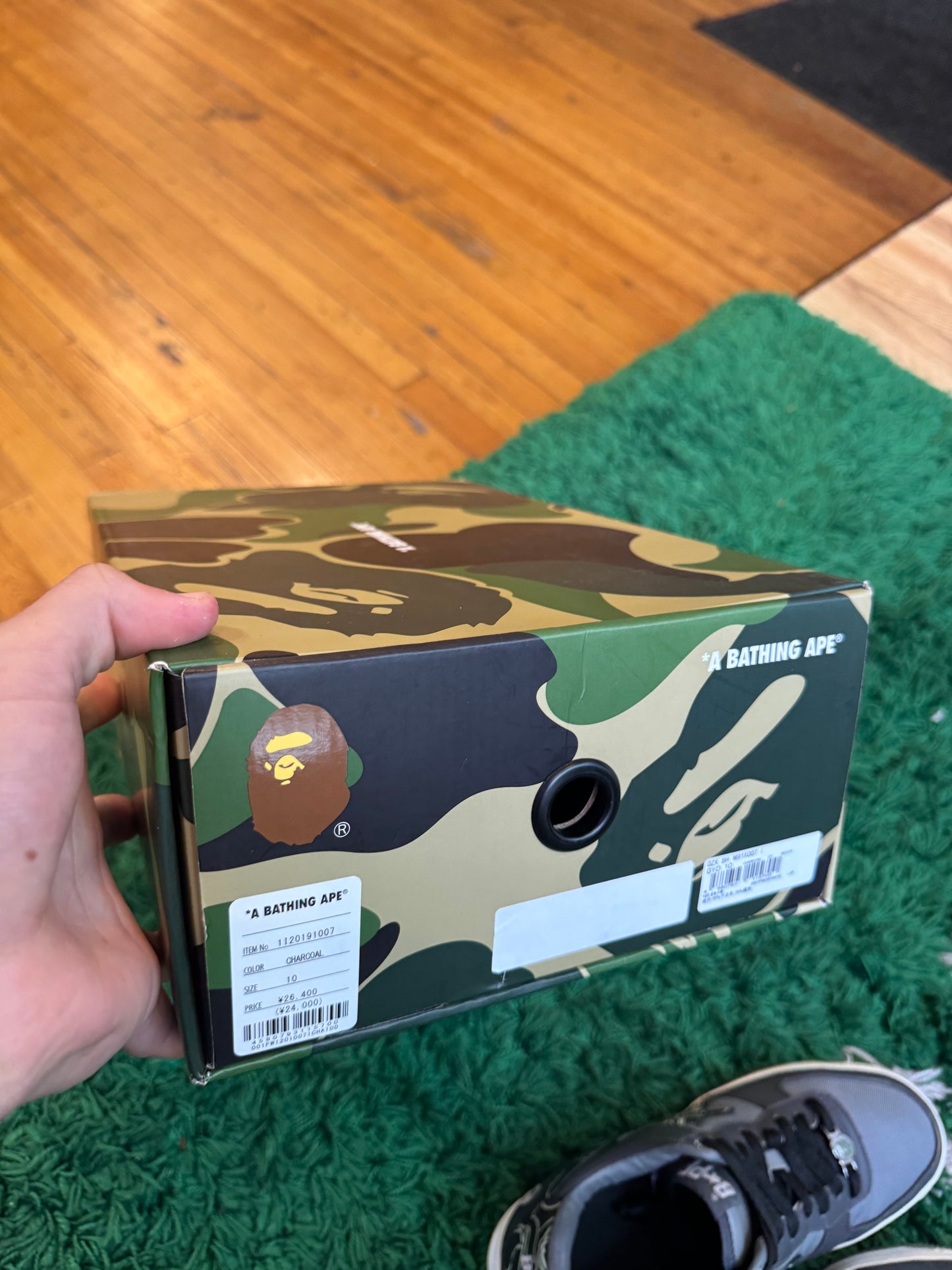 Bapesta Shoes “Grey Green”