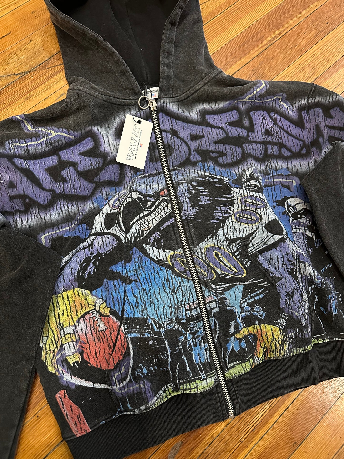 Vale Forever Zip Up “Raven”