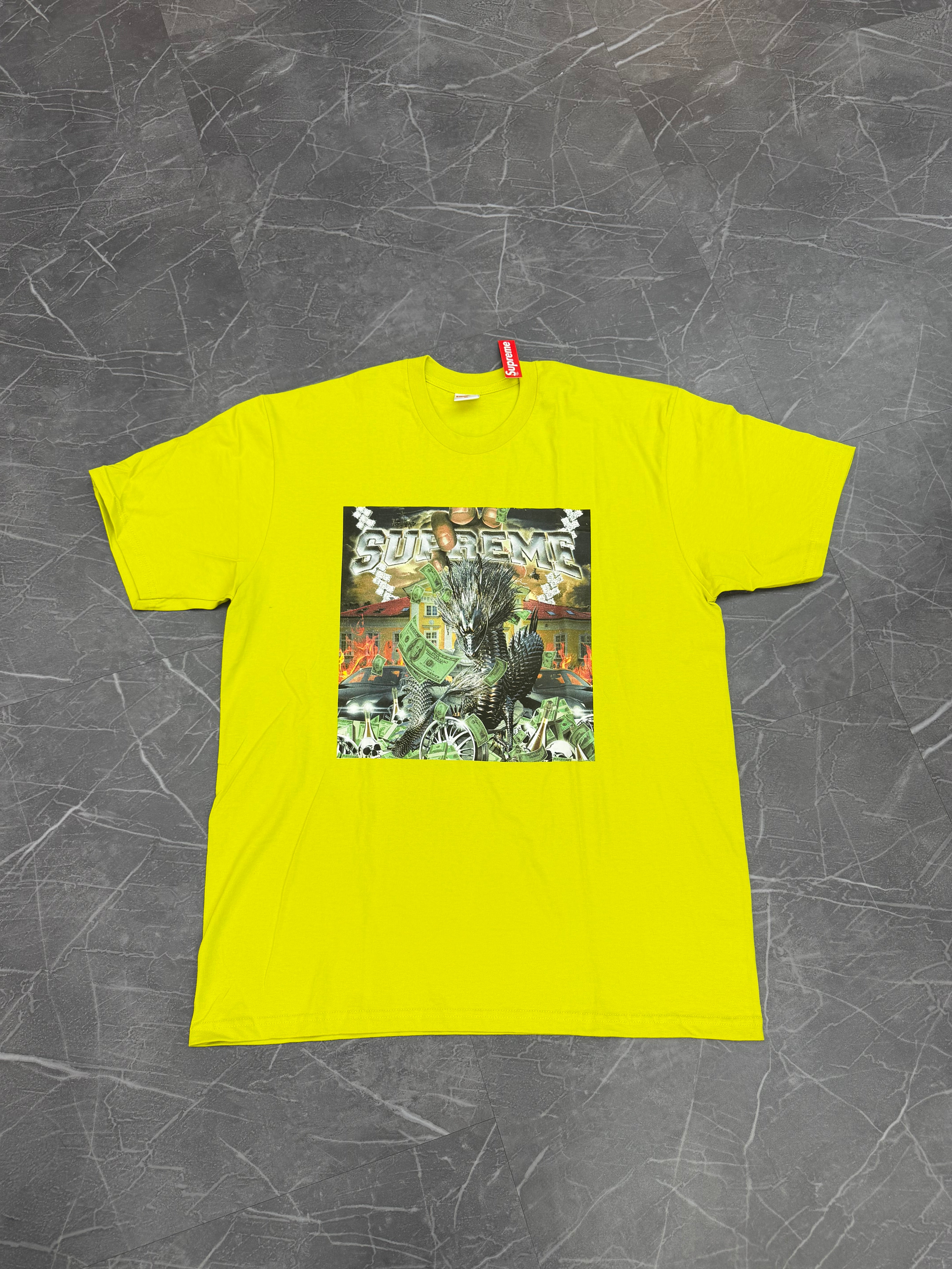 Supreme Tee Yellow Dragon
