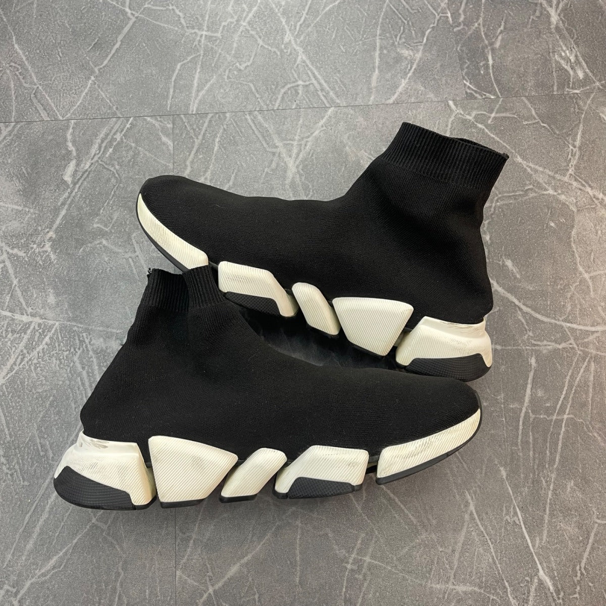 Balenciaga Speed 2.0 Black White - Image 2