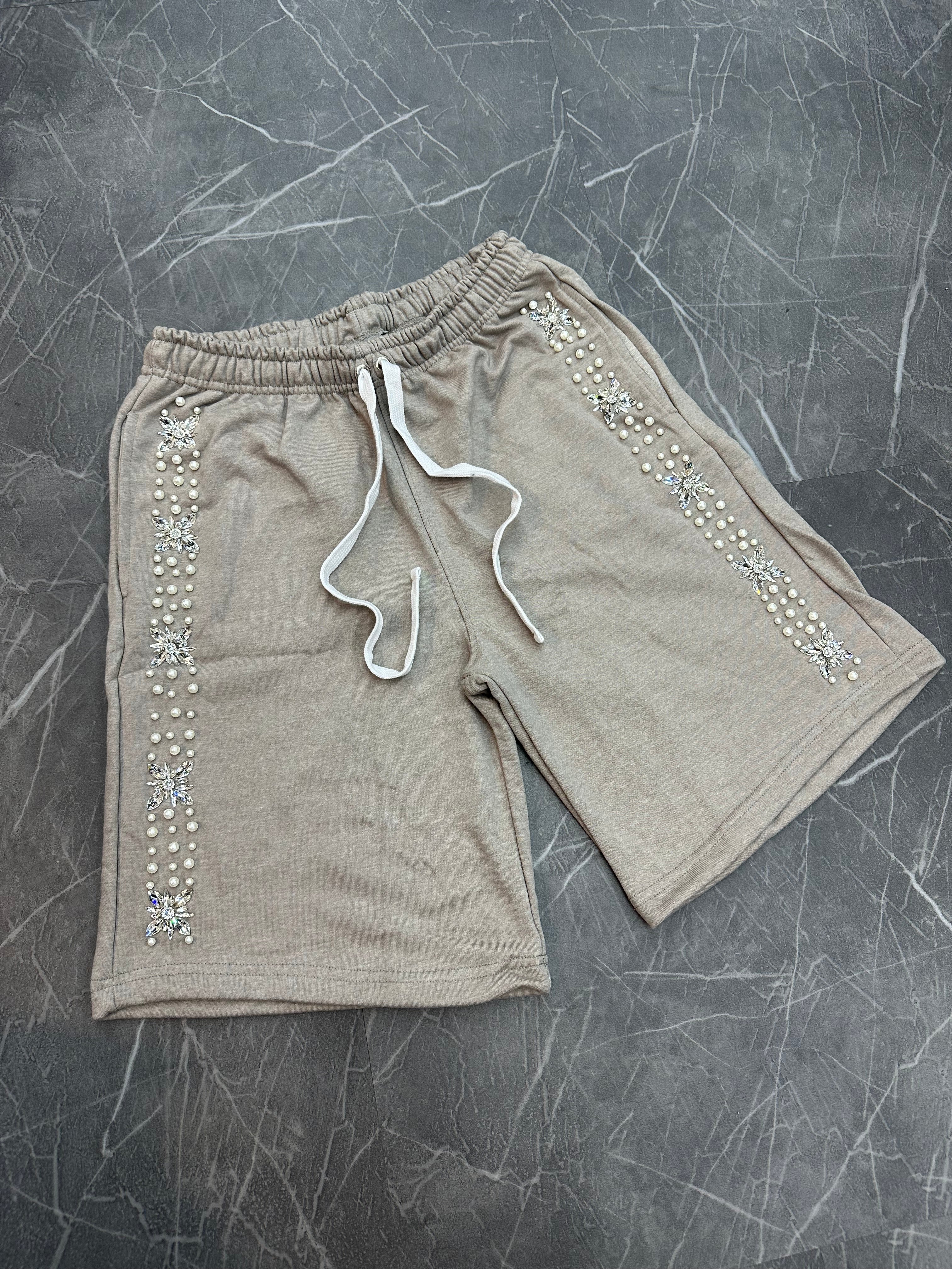 Fraternal Grey Pearl Sweat Shorts