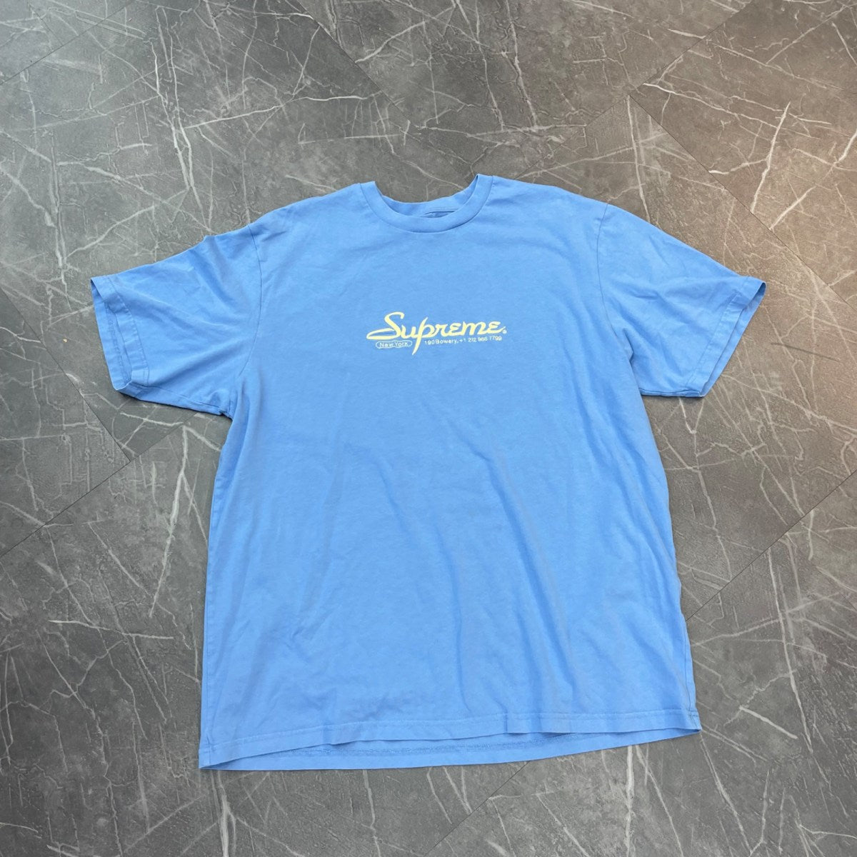 Supreme Contact S/S Top Dusty Blue - Image 1