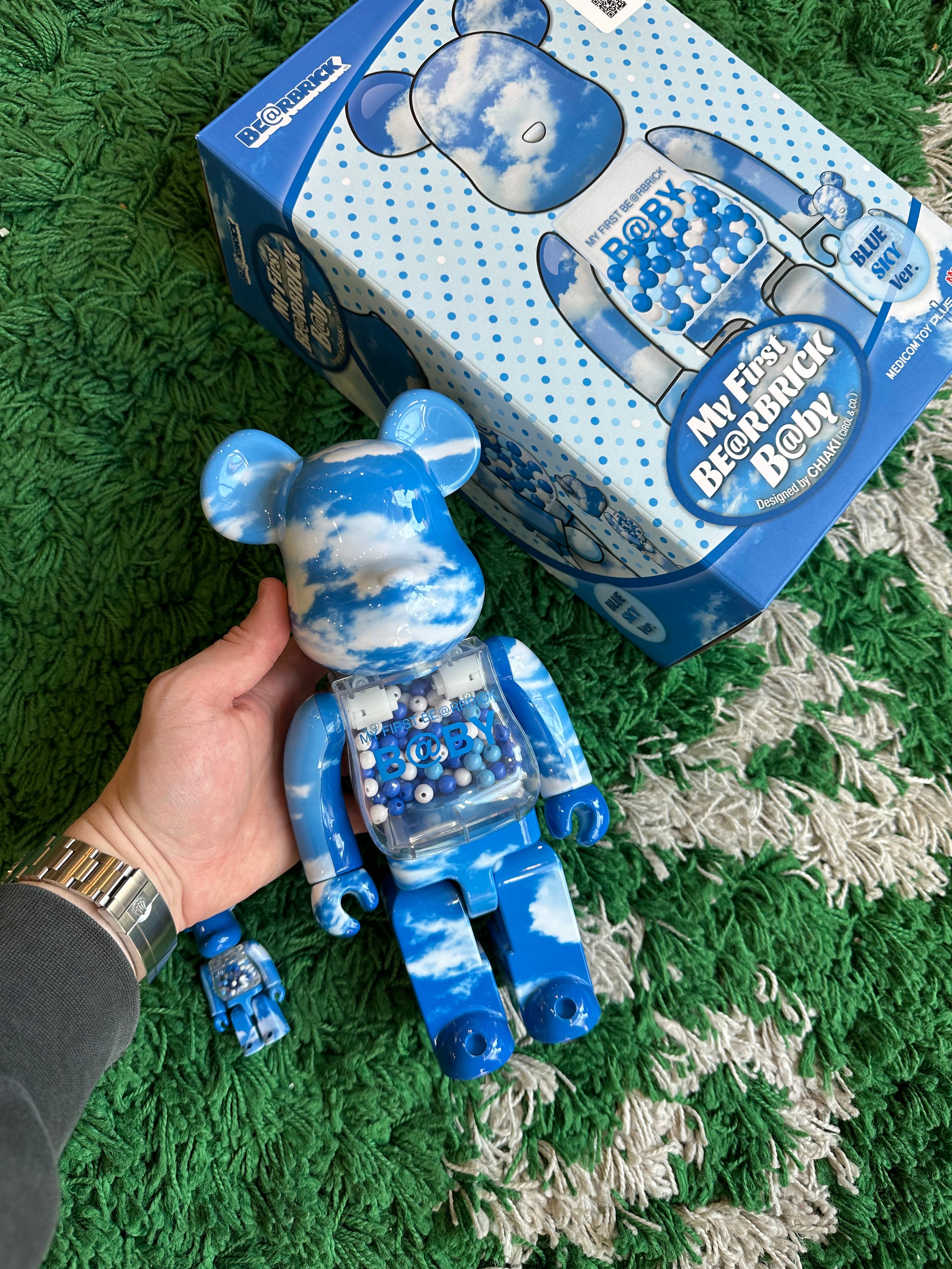 BearBrick 400% & 100% “Sky Brick”