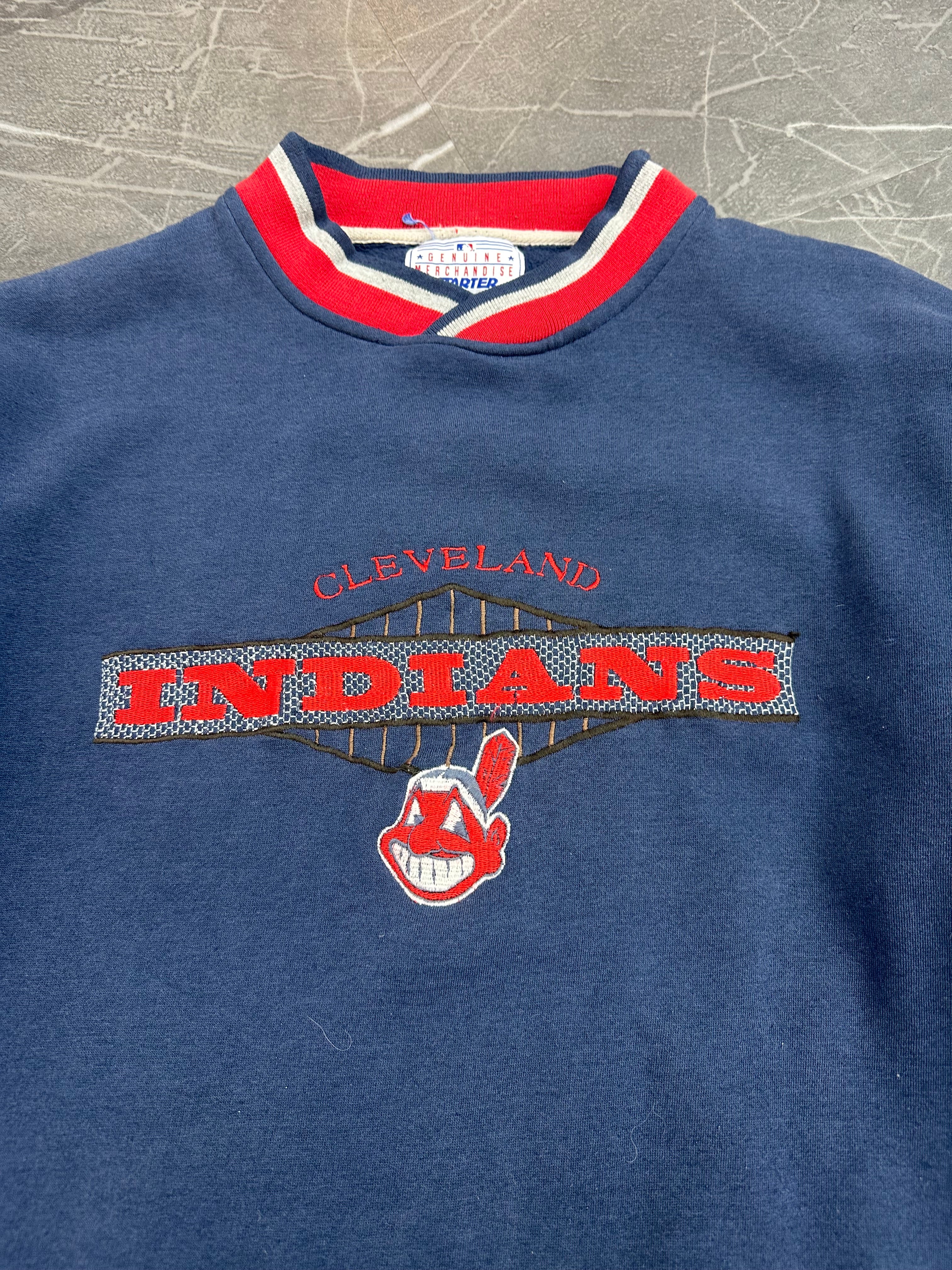 Vintage Starter Cleveland Indians Crewneck (L)