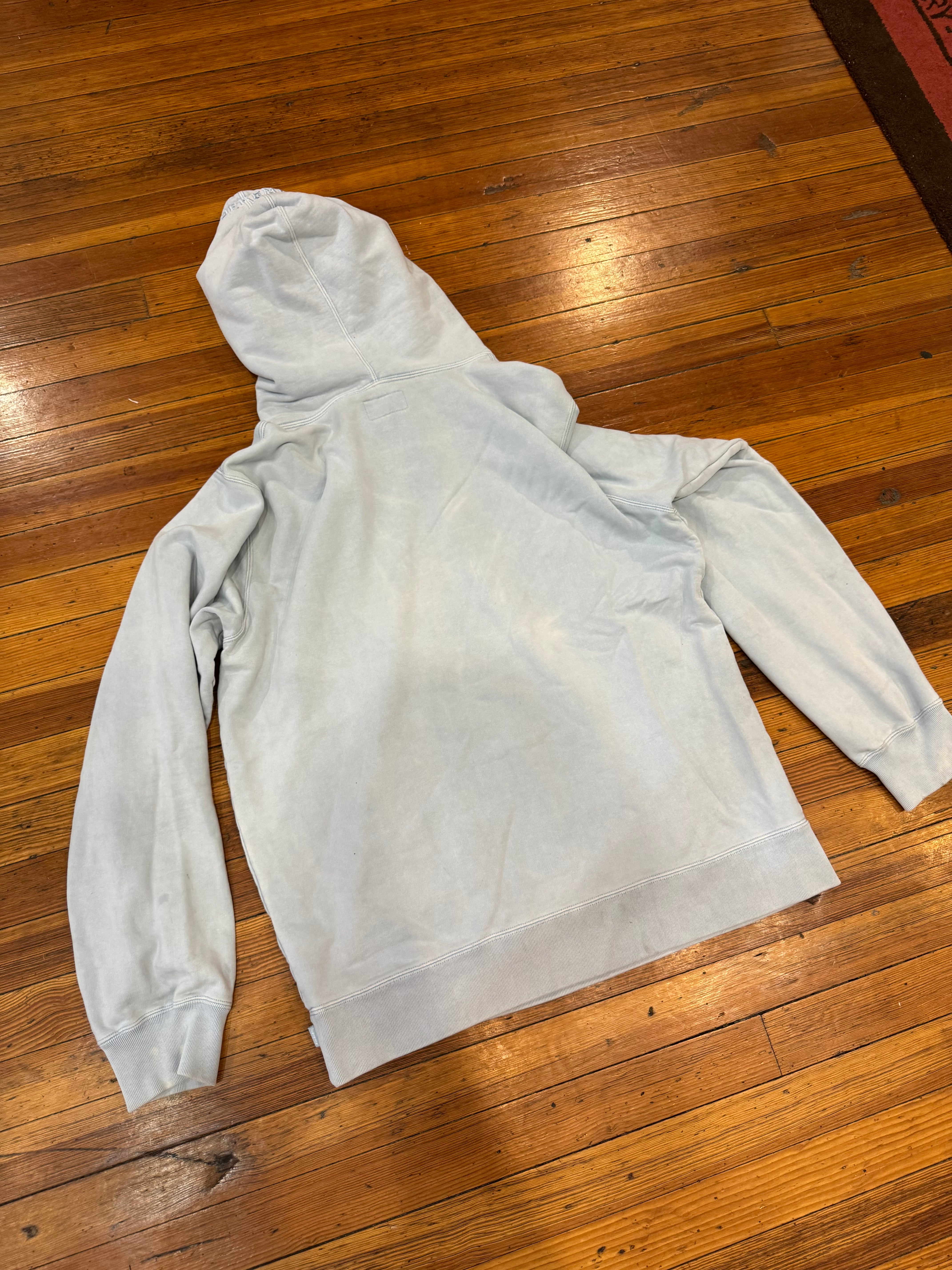 Supreme Hood Logo Hoodie “Blue”