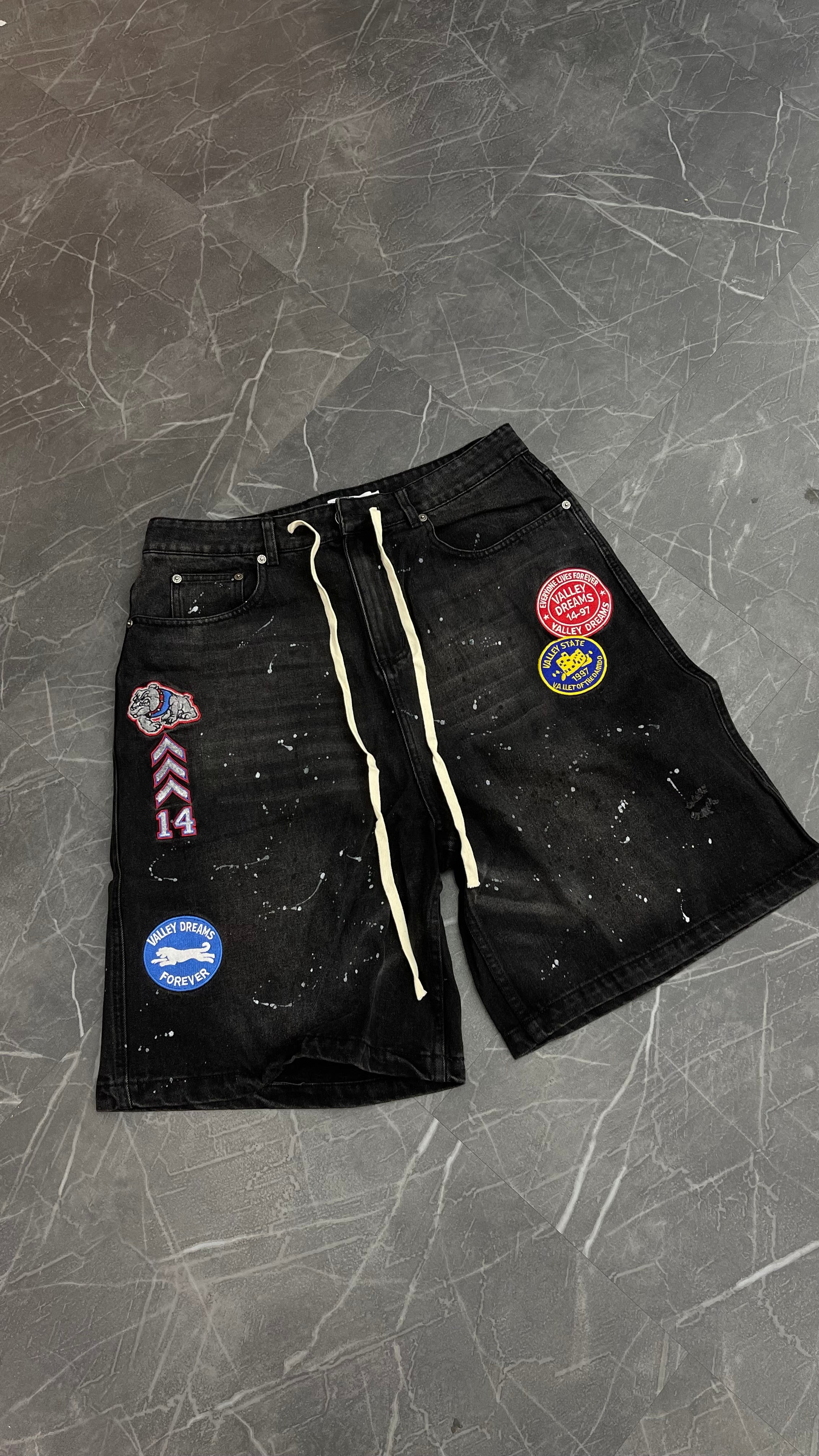 Vale Forever Paradise Jorts “Black”