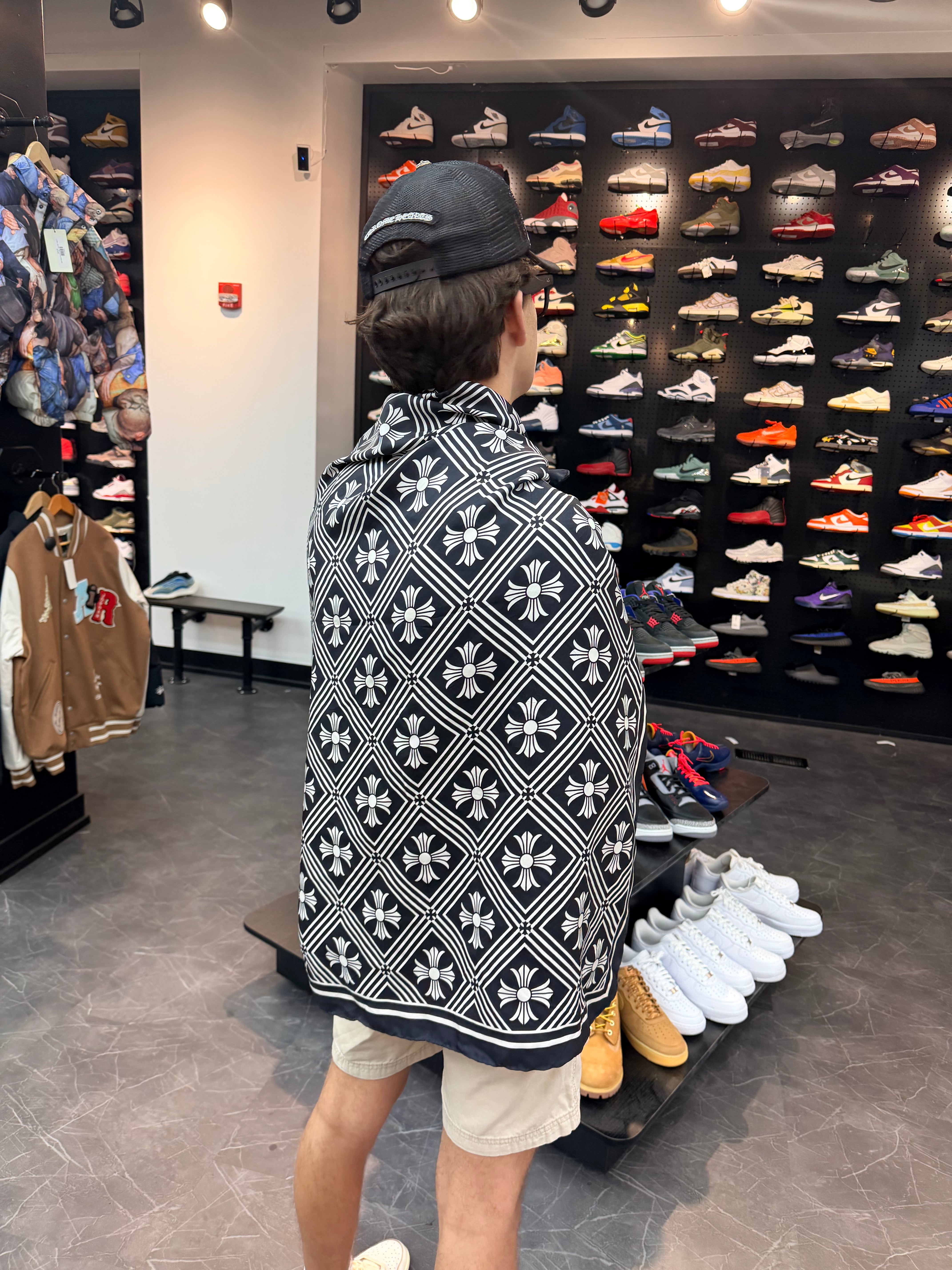 Chrome Hearts Silk Scarf Math Plus