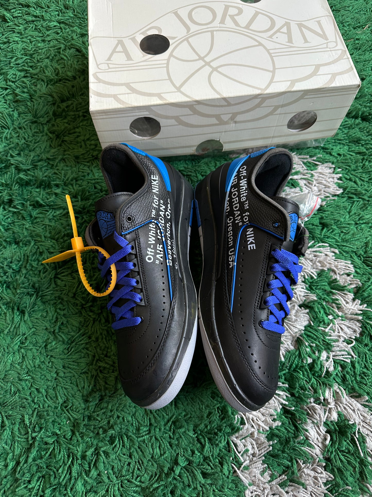 Off-White Jordan 2 “Black Blue”