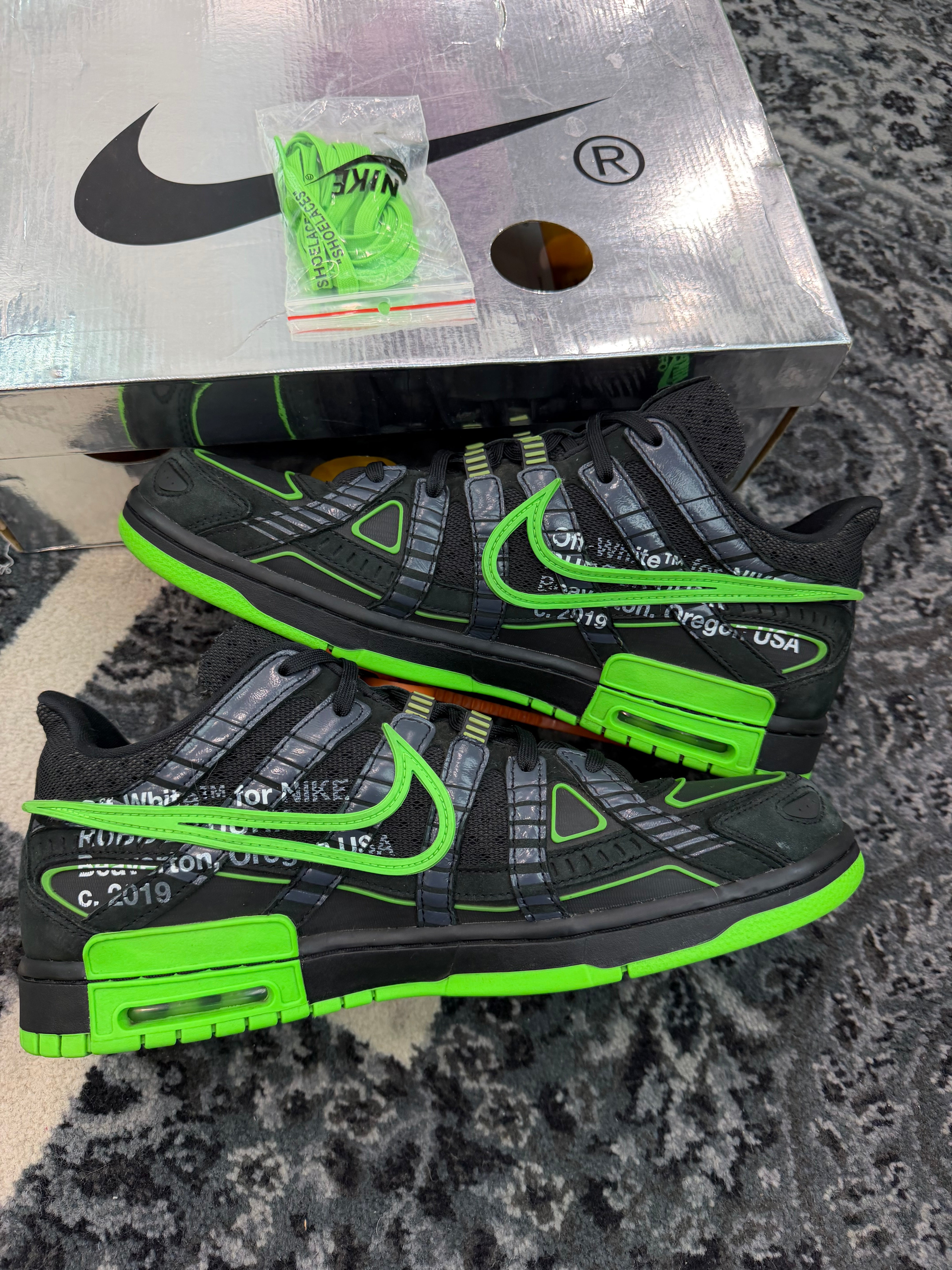 Nike Rubber Dunk Low x Off White “Green Strike”