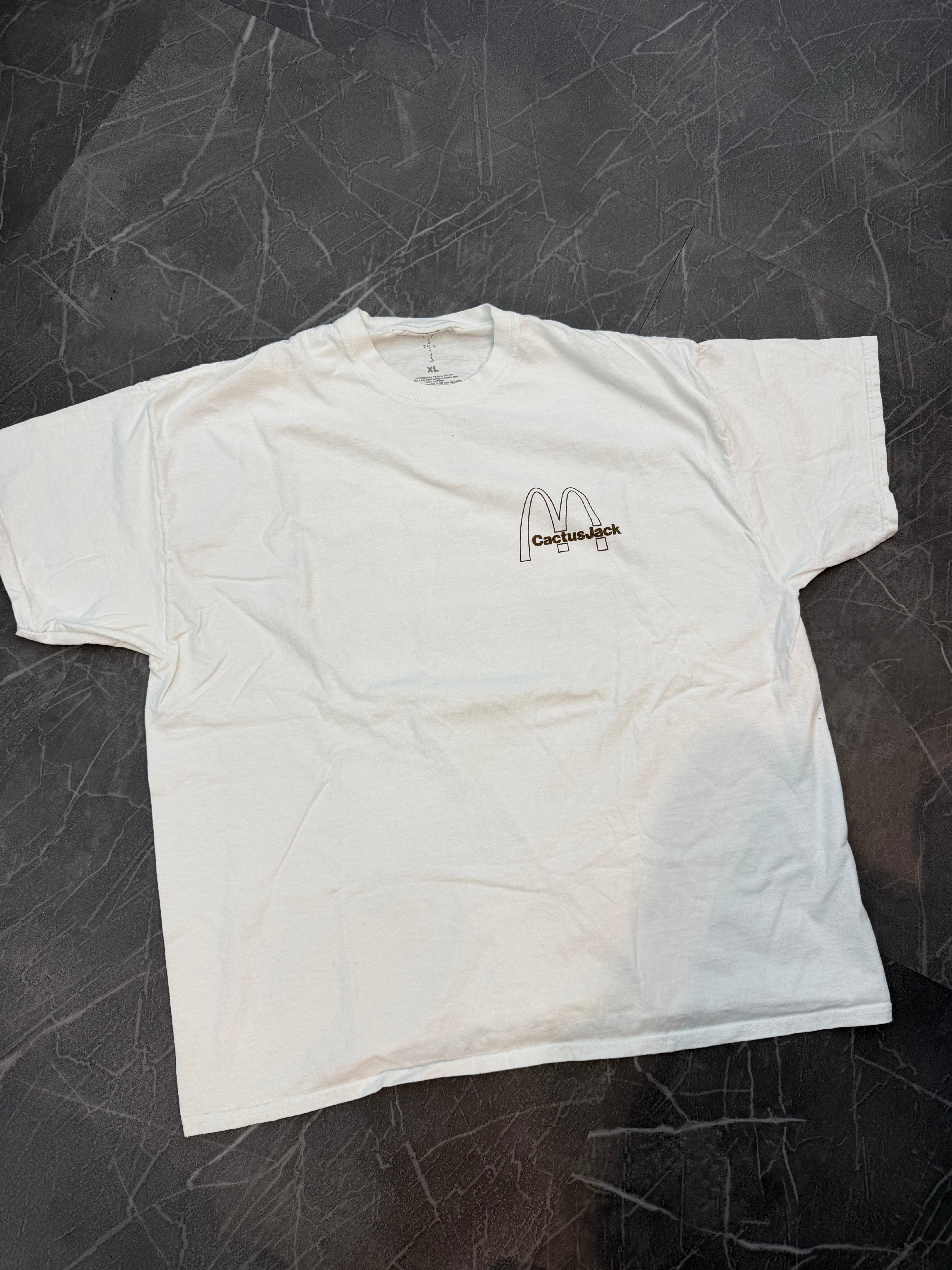 Travis Scott x McDonald’s Vintage Action Tee “White”