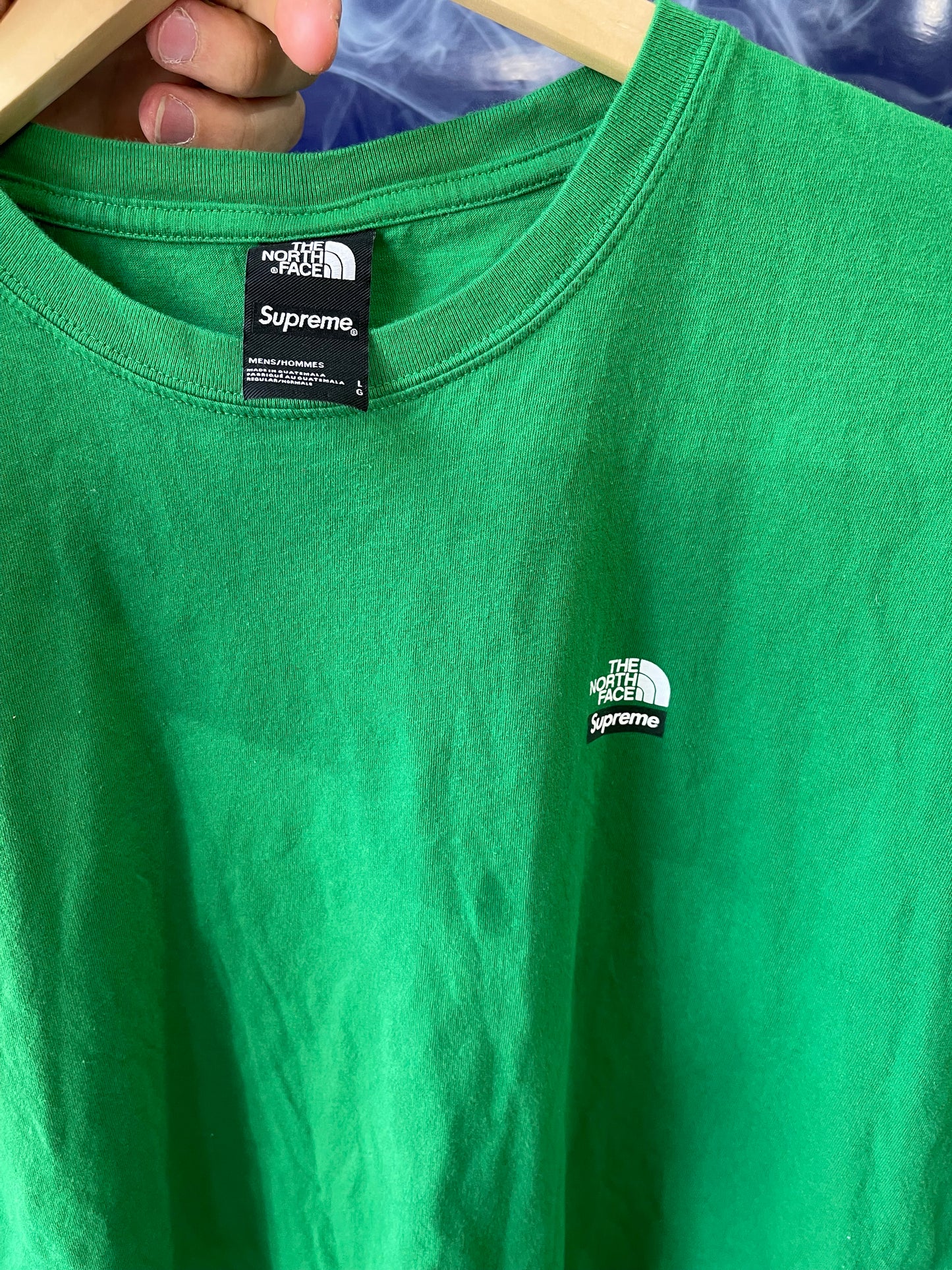 Supreme x North Face Mountains Tee “Green”